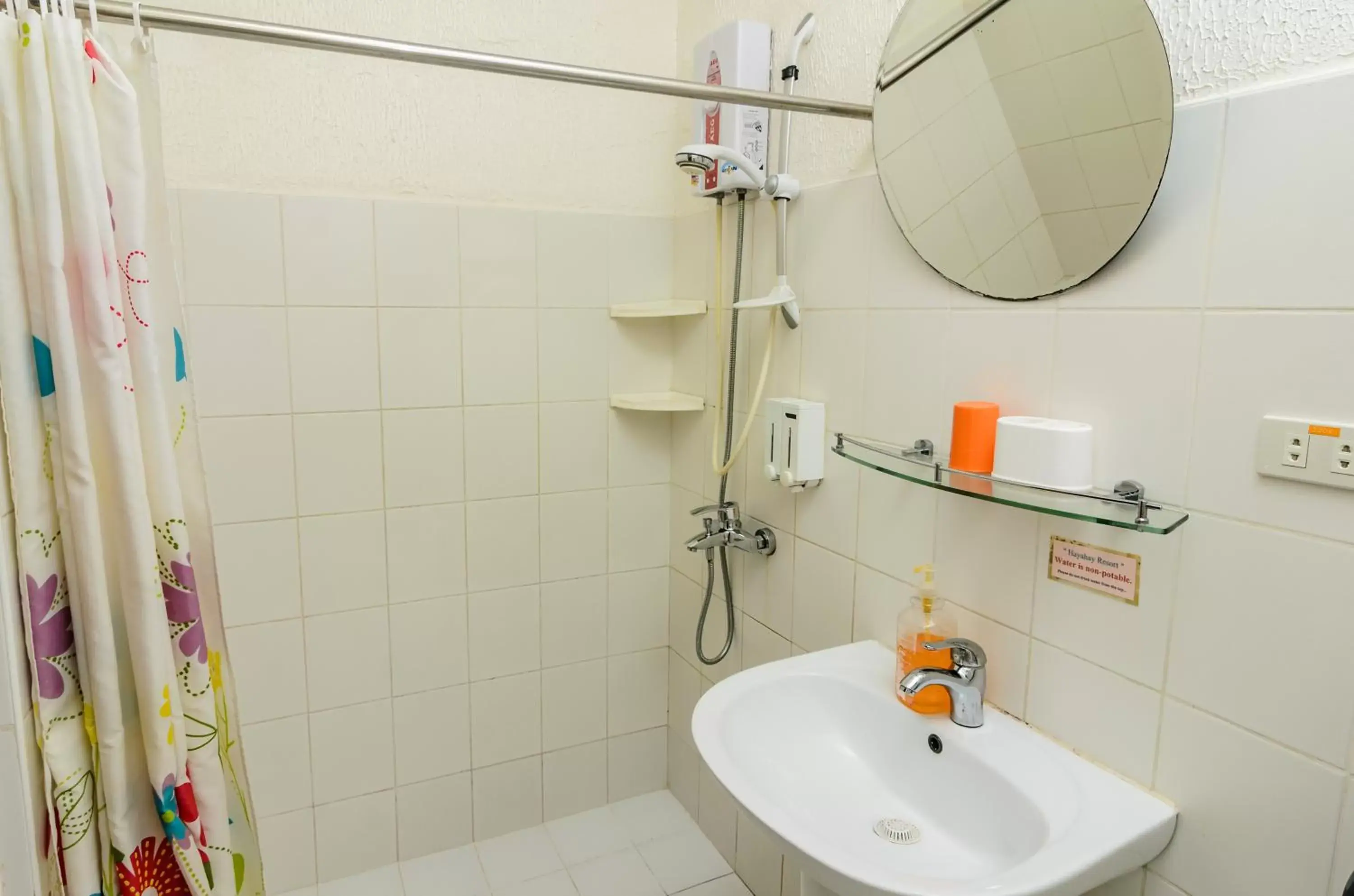 Bathroom in Hayahay Resort Bathroom in Hayahay Resort