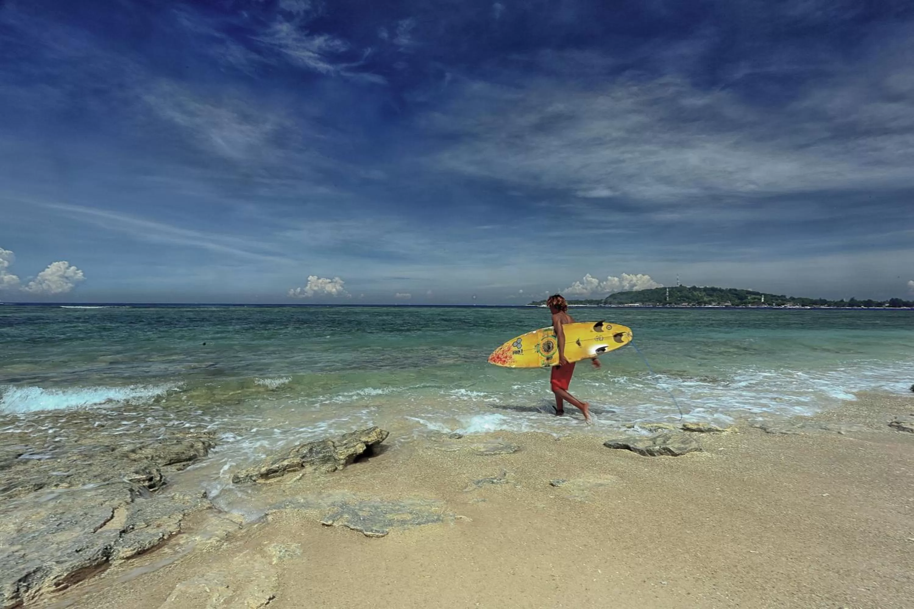 Beach in Sunset House Gili Meno