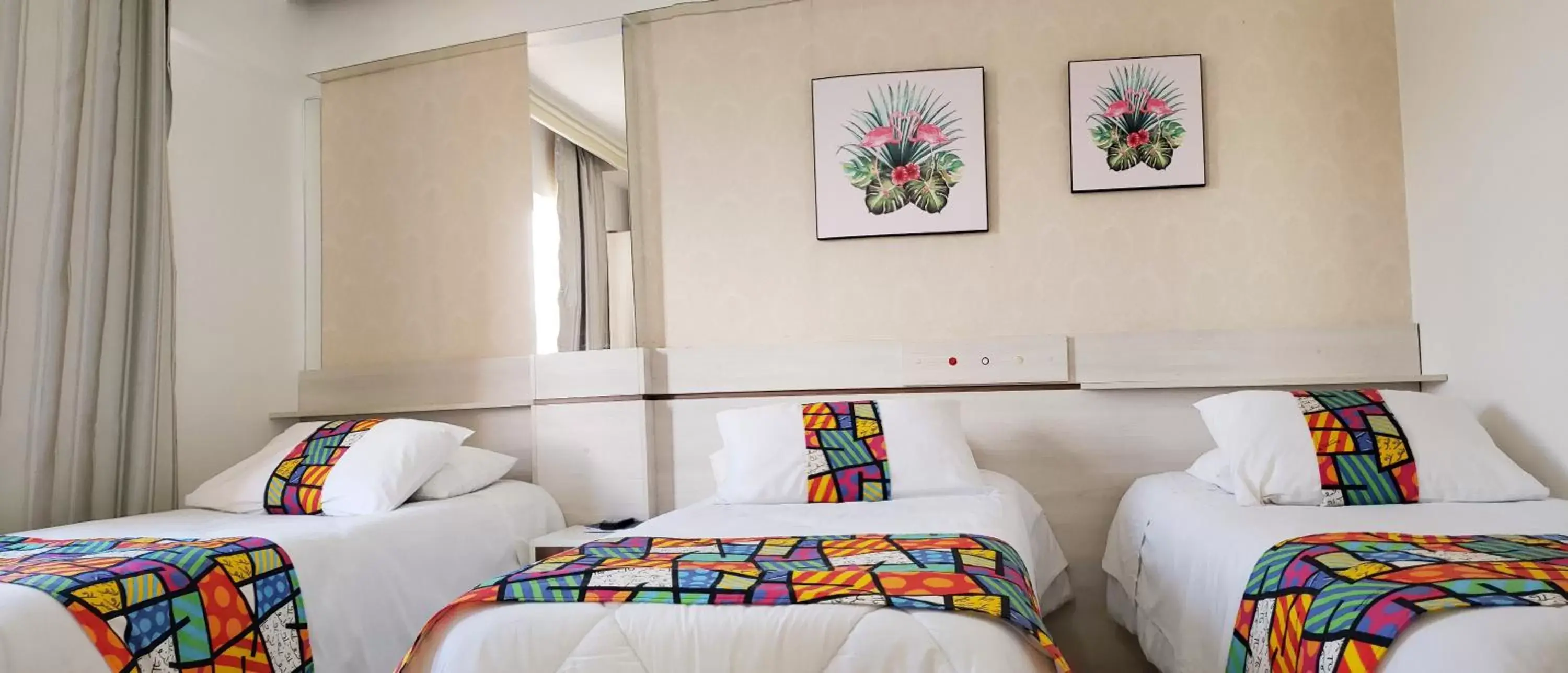 Bed in Hotel Rediadri - Capão da Canoa