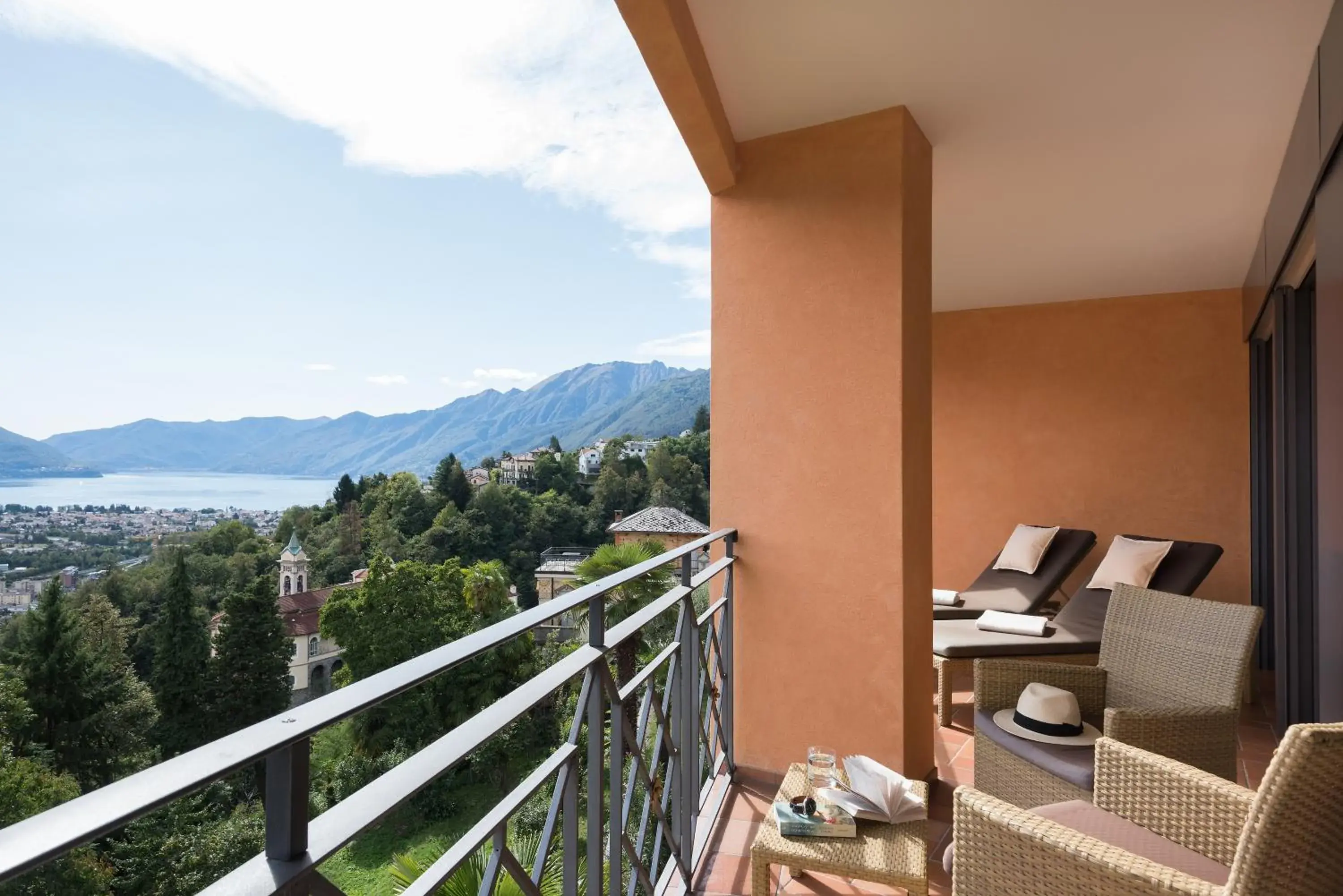 Balcony/Terrace in Villa Orselina - Small Luxury Hotel