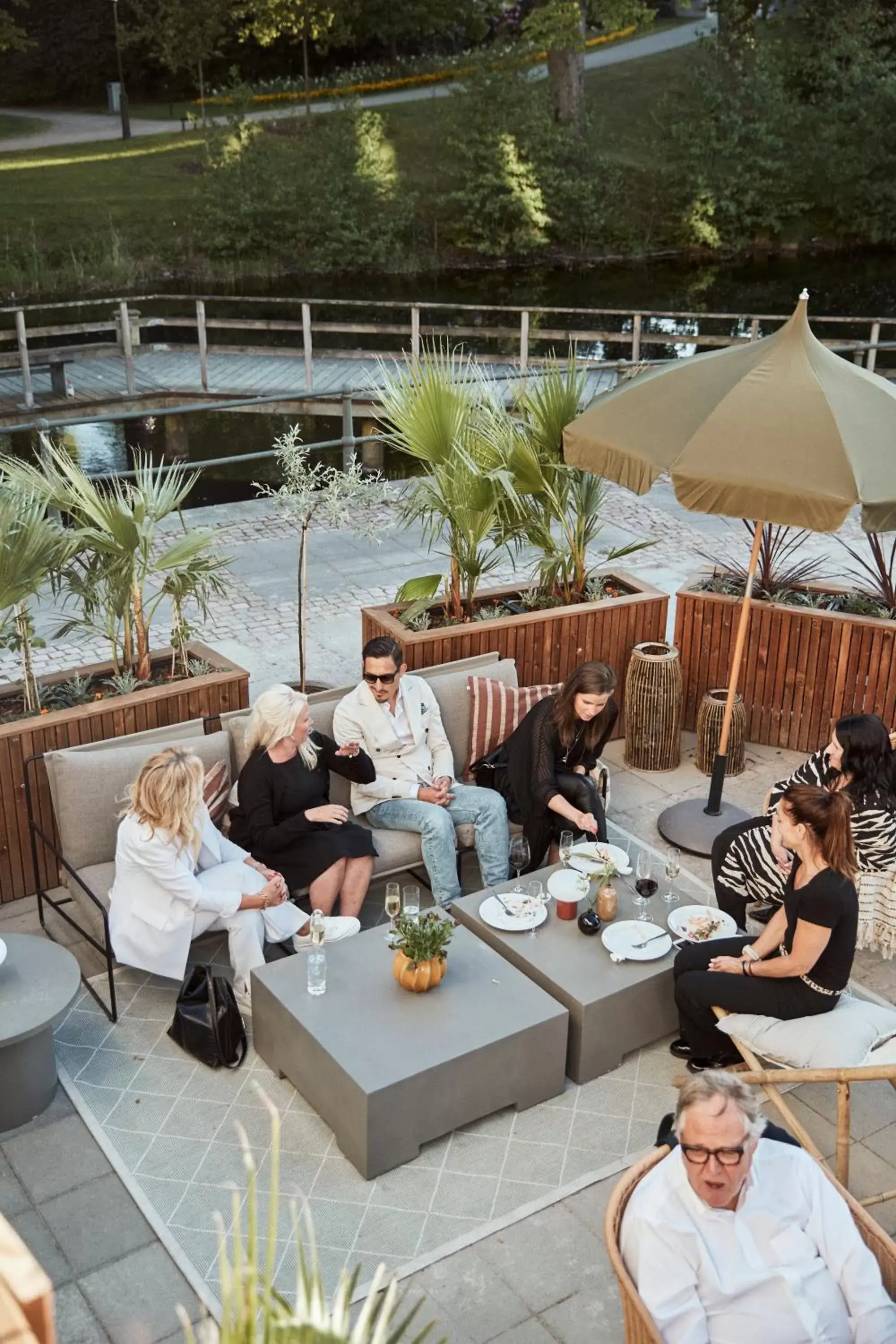 Patio in Quality Hotel Grand, Borås