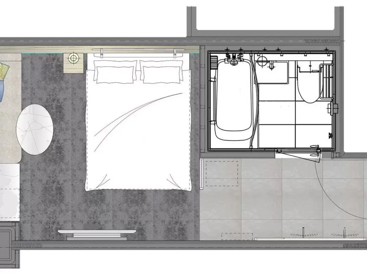 Floor Plan in JR Kyushu Station Hotel Kokura