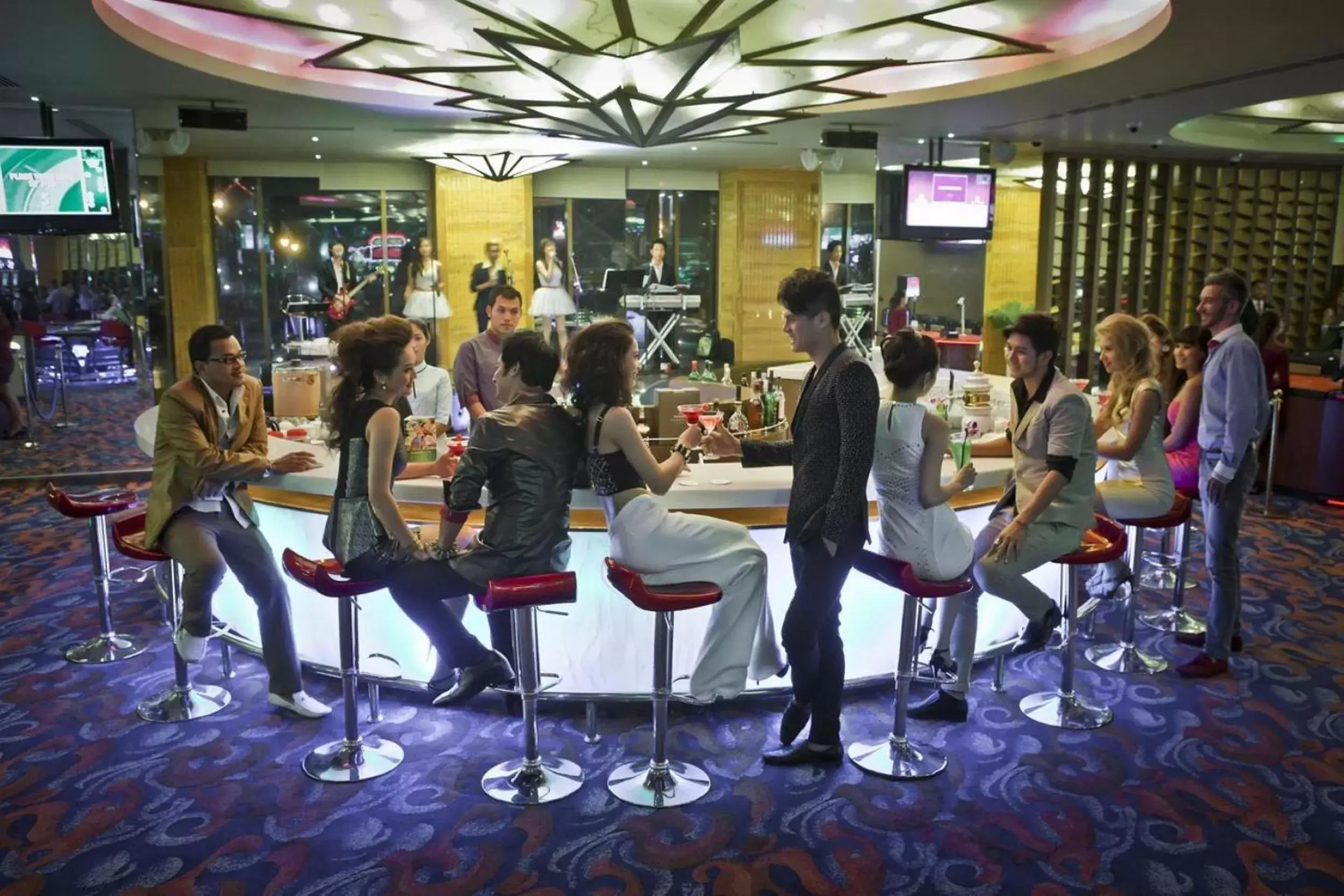 Lounge or bar in NagaWorld Hotel & Entertainment Complex