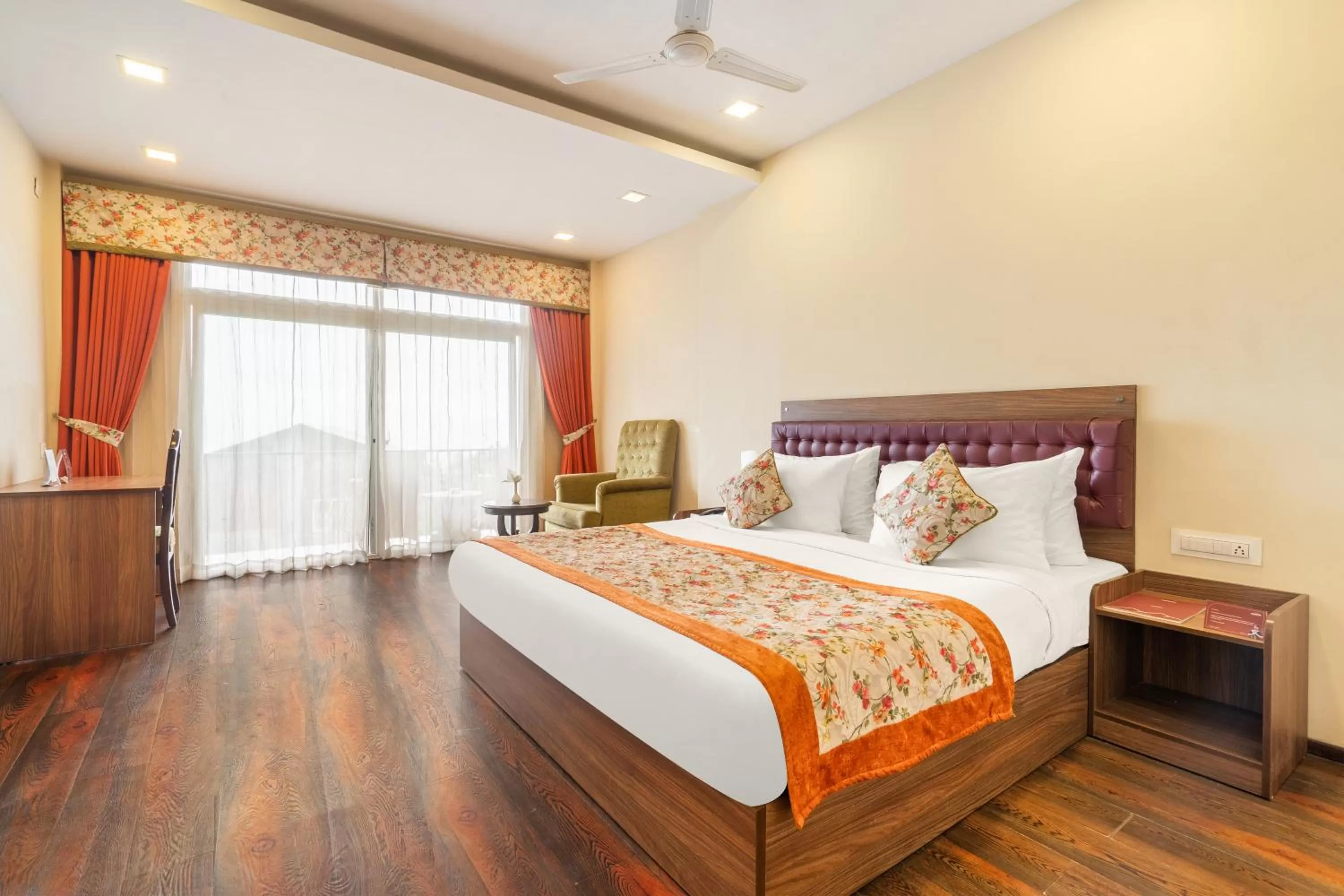 Bed in Summit Barsana Resort & Spa