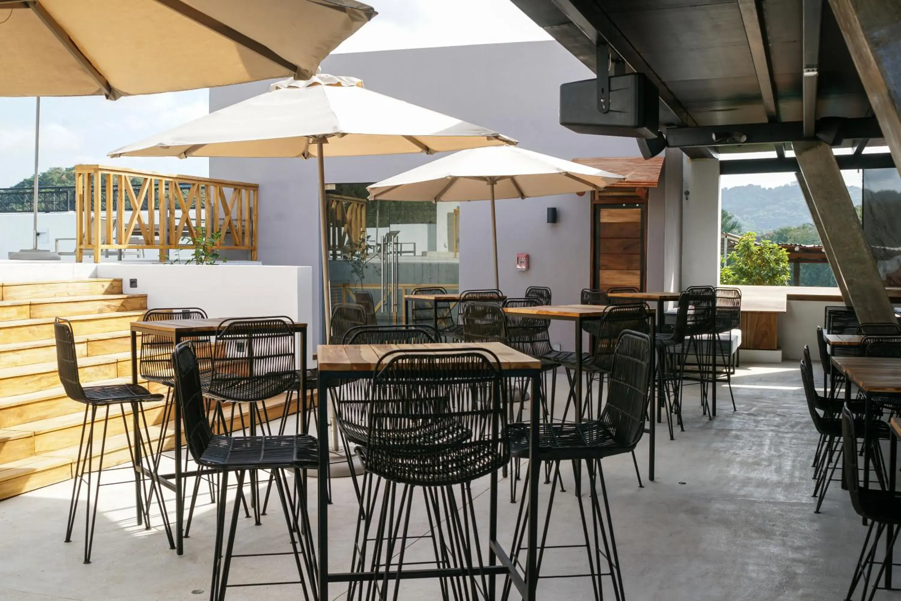 Balcony/Terrace, Restaurant/Places to Eat in Ximena Hotel Boutique