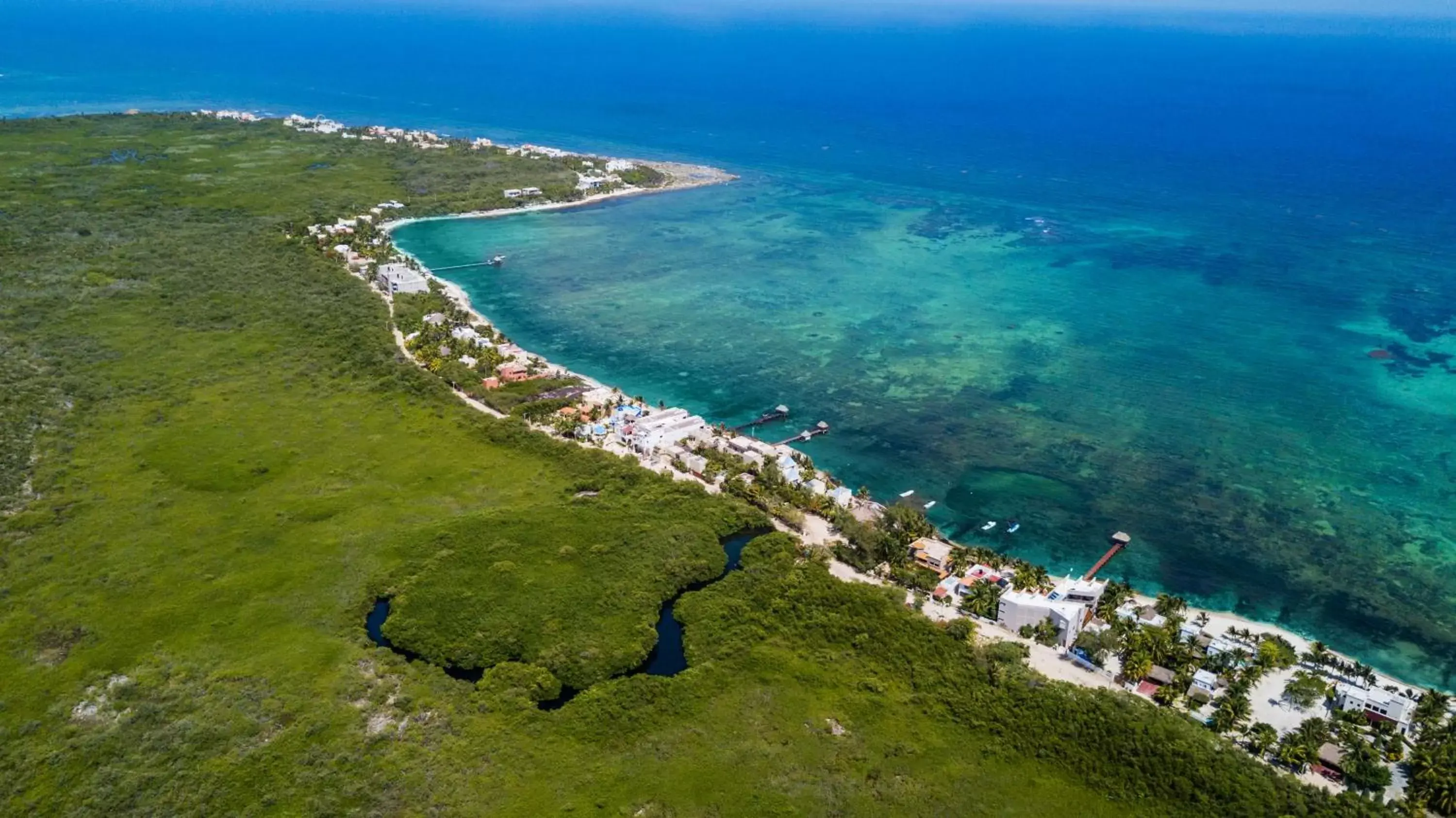 Natural landscape, Bird's-eye View in Cielo Maya Beach Tulum