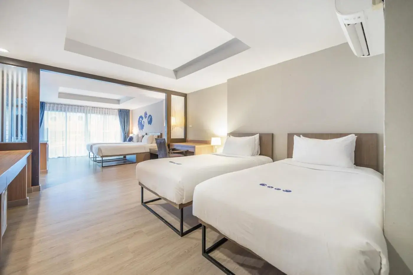 Bed in Kokotel Phuket Patong Bed in Kokotel Phuket Patong