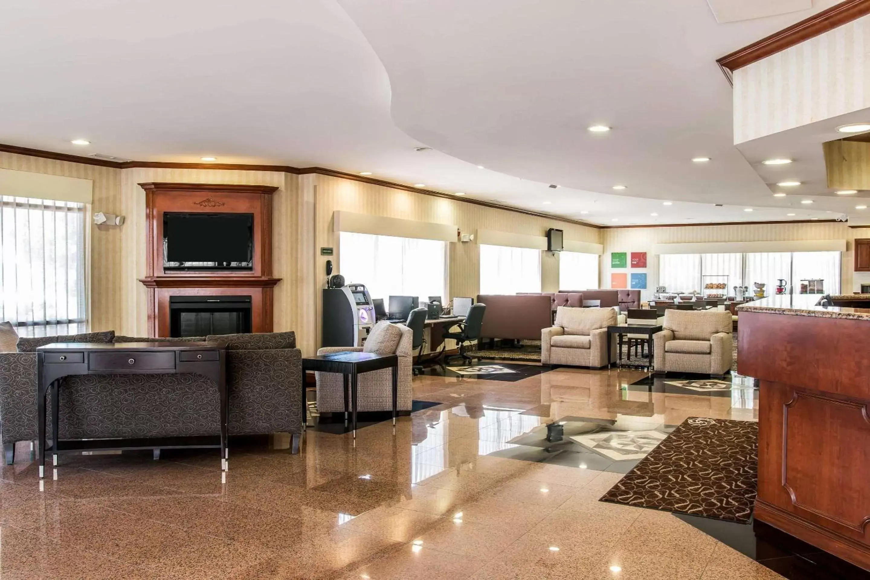 Lobby or reception in Comfort Suites Canton - Detroit Lobby or reception in Comfort Suites Canton - Detroit