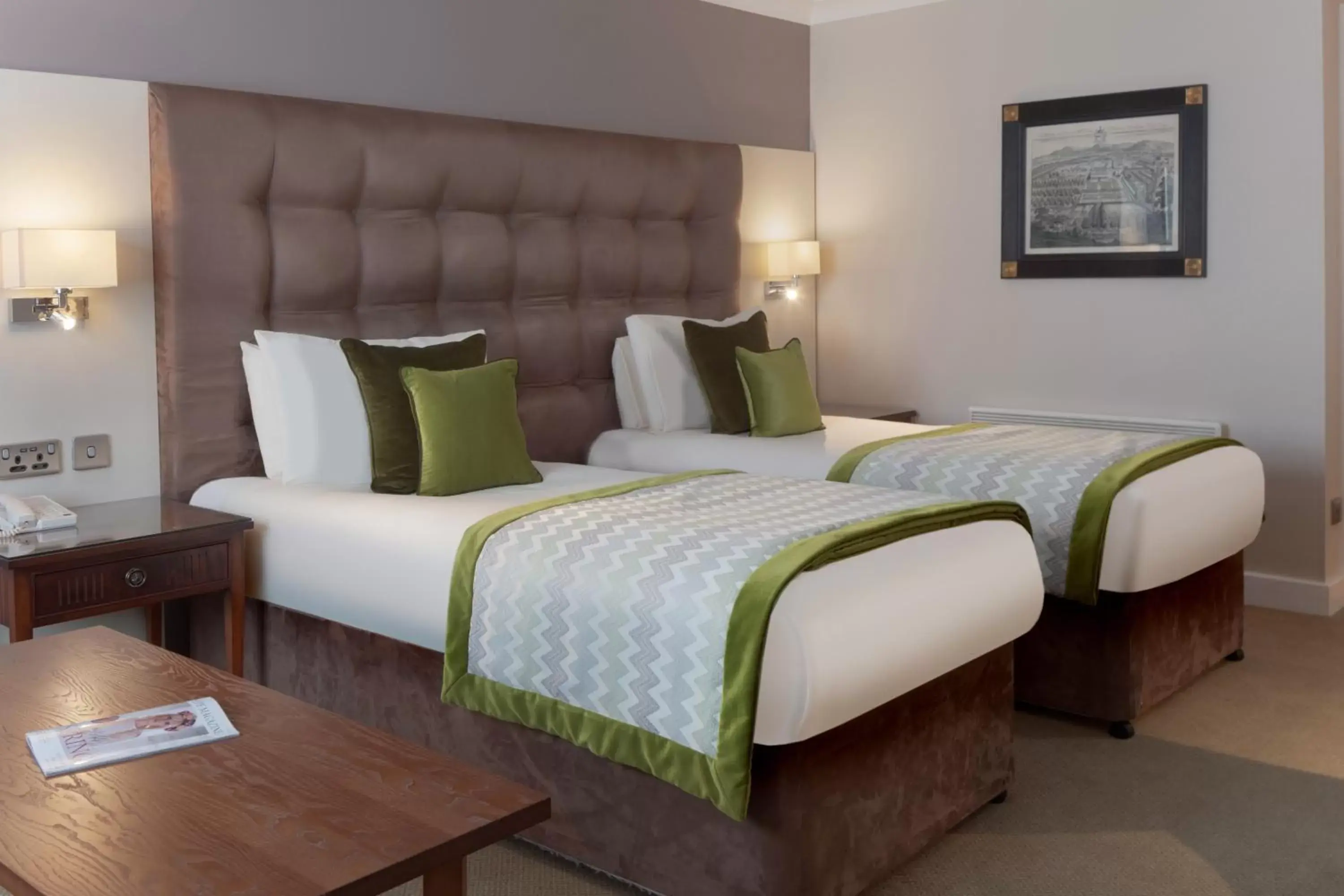 Bedroom, Bed in Mercure Shrewsbury Albrighton Hall Hotel & Spa