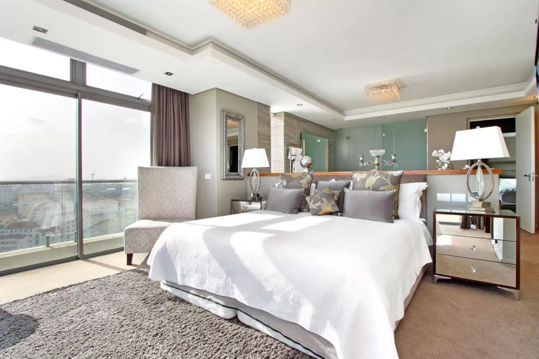 Bedroom in The Residences at Crystal Towers