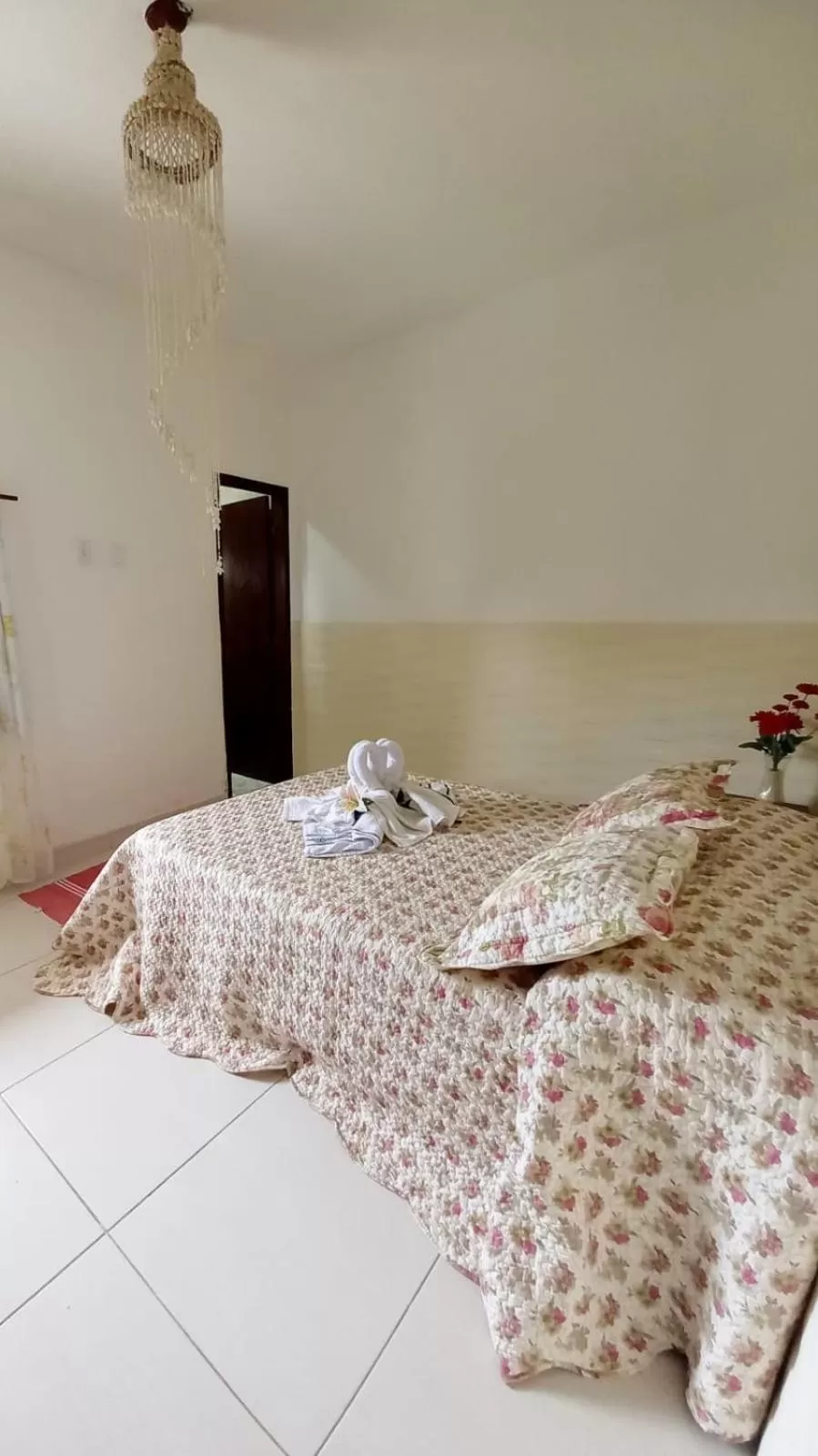 Bed in Pousada Recanto Das Emerências