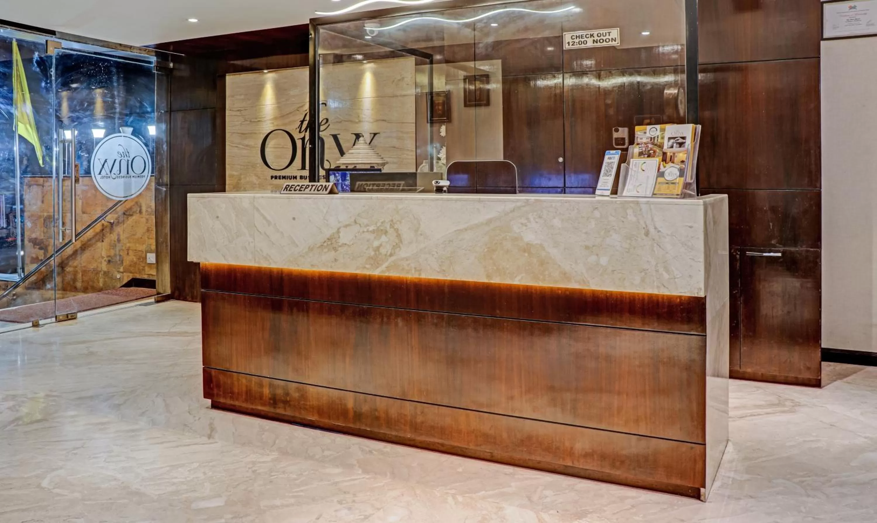 Lobby or reception in The Onyx Hotel