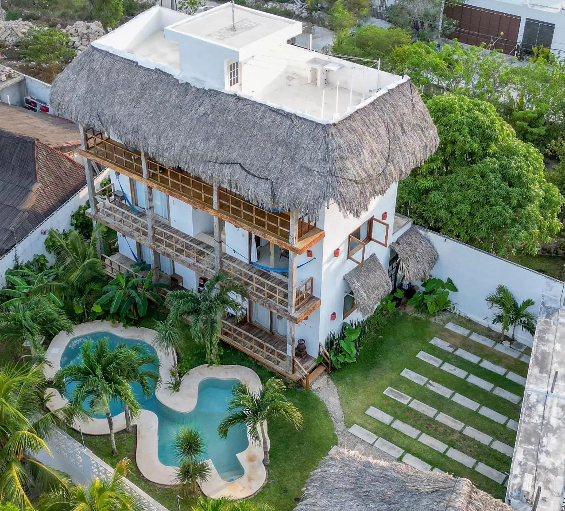 Property building, Bird's-eye View in Luna de Agua