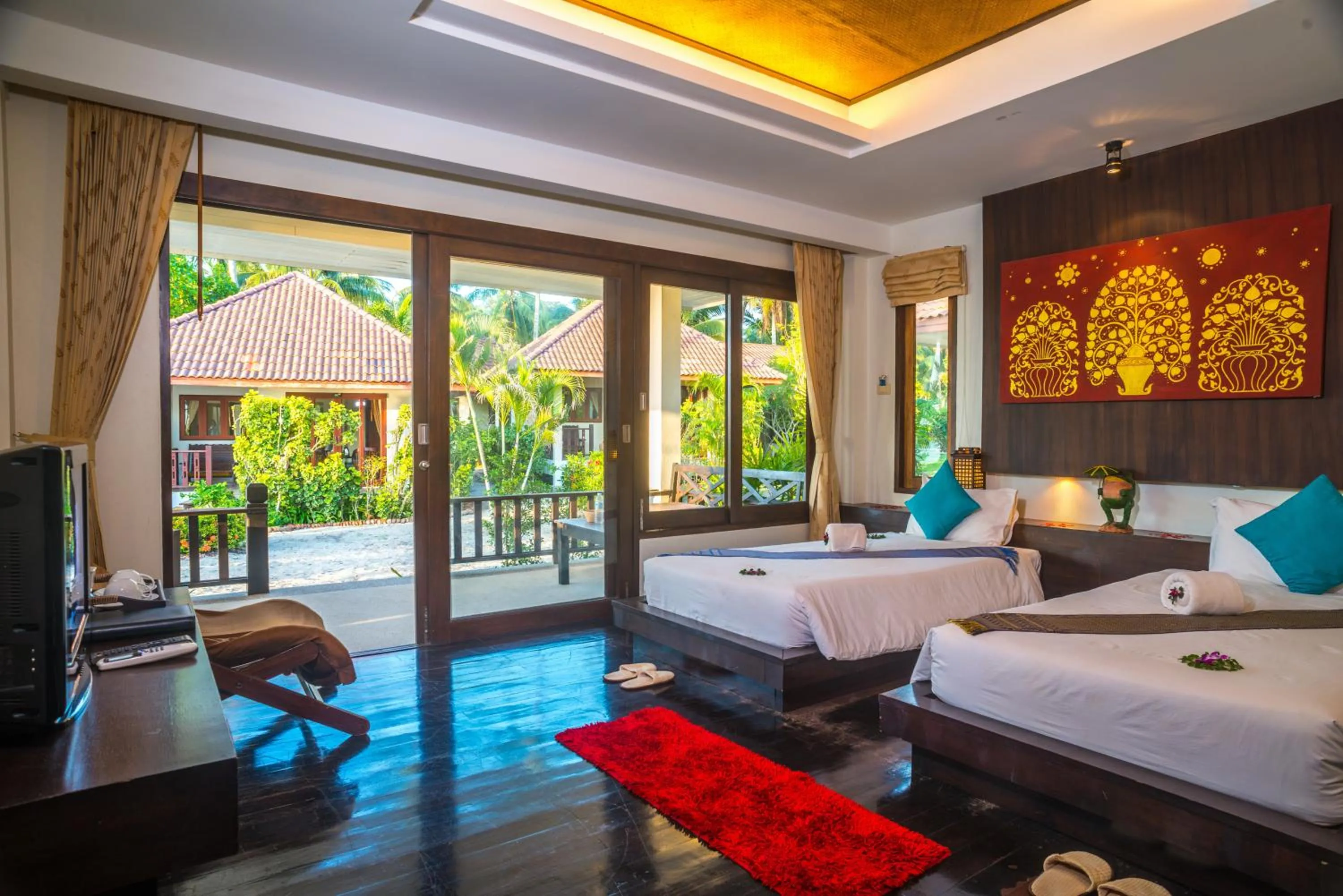 Shower, Bed in Am Samui Resort Taling Ngam