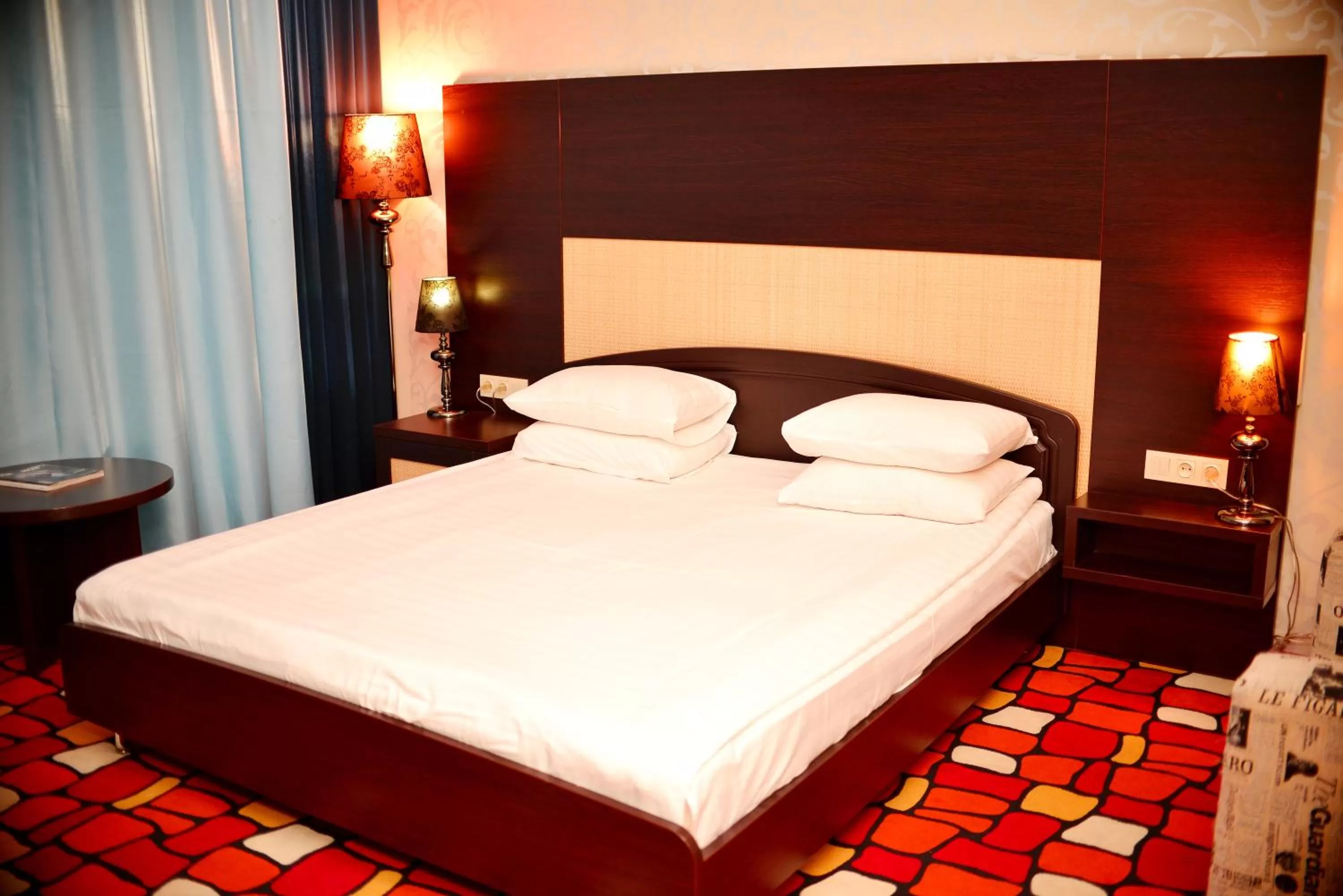 Bed in Sapar Standart Hotel