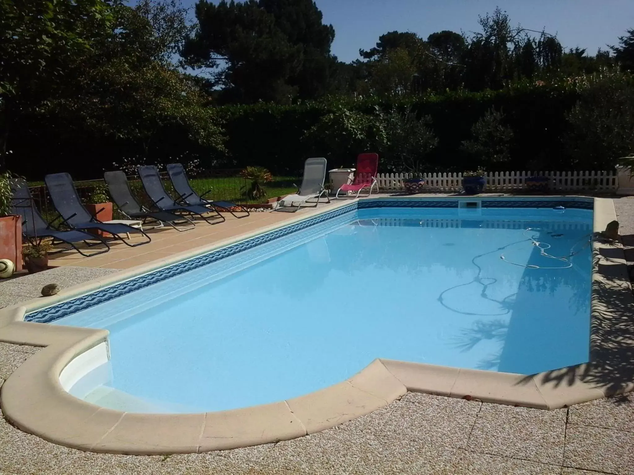 Garden view, Swimming Pool in Chambres d'Hotes des Ecureuils