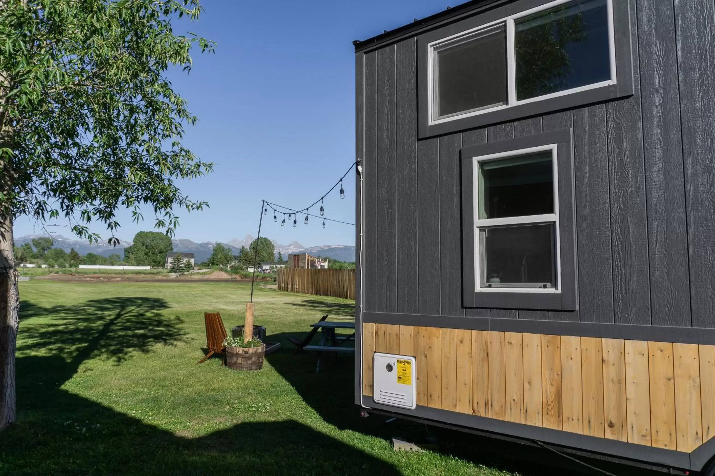 Garden view in Teton Peaks Resort