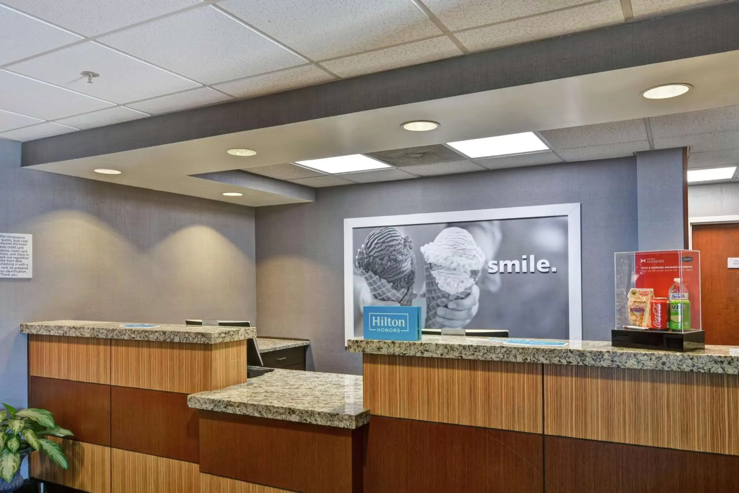 Lobby or reception in Hampton Inn Charlotte-Gastonia