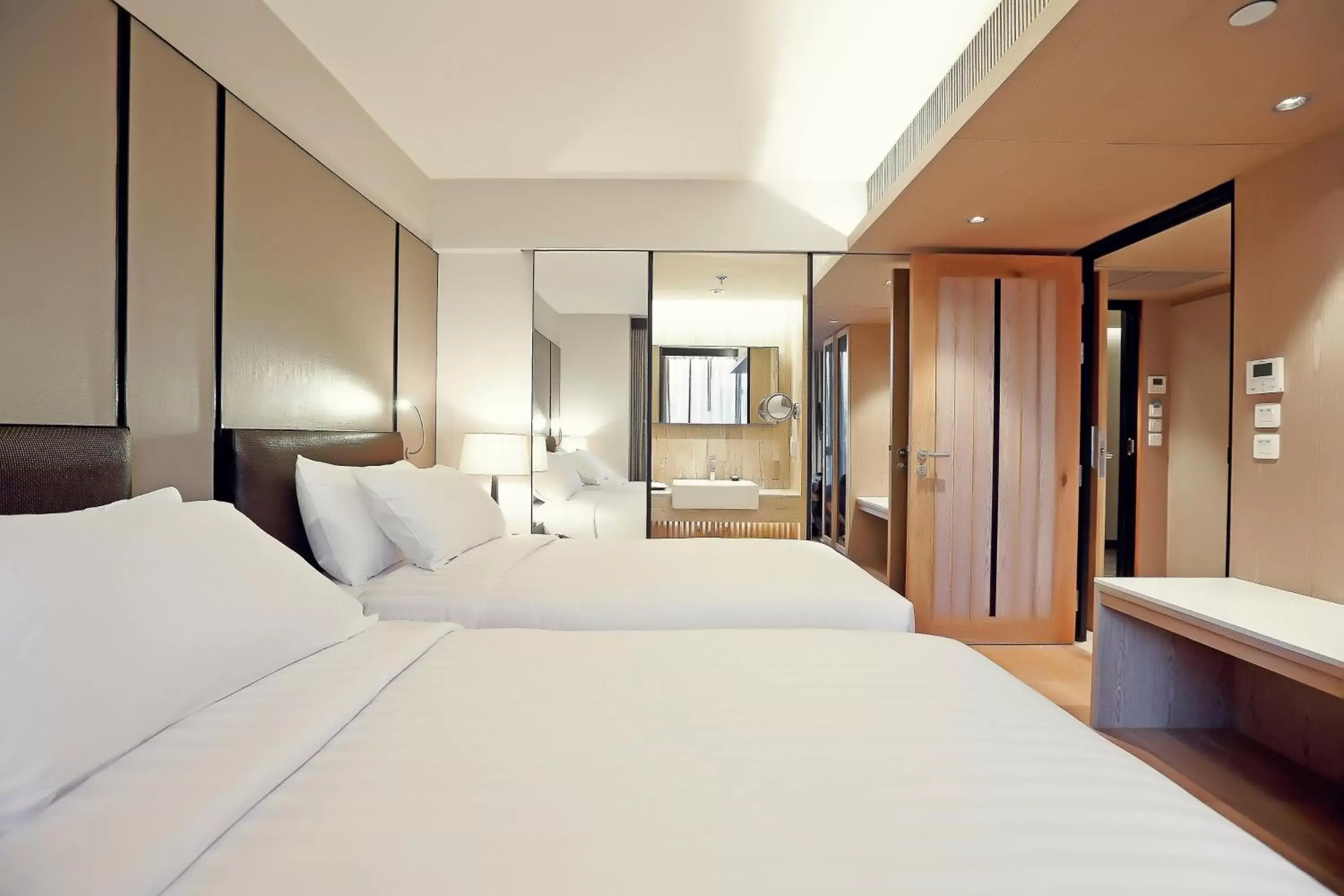 Bedroom, Bed in Arcadia Suites Bangkok