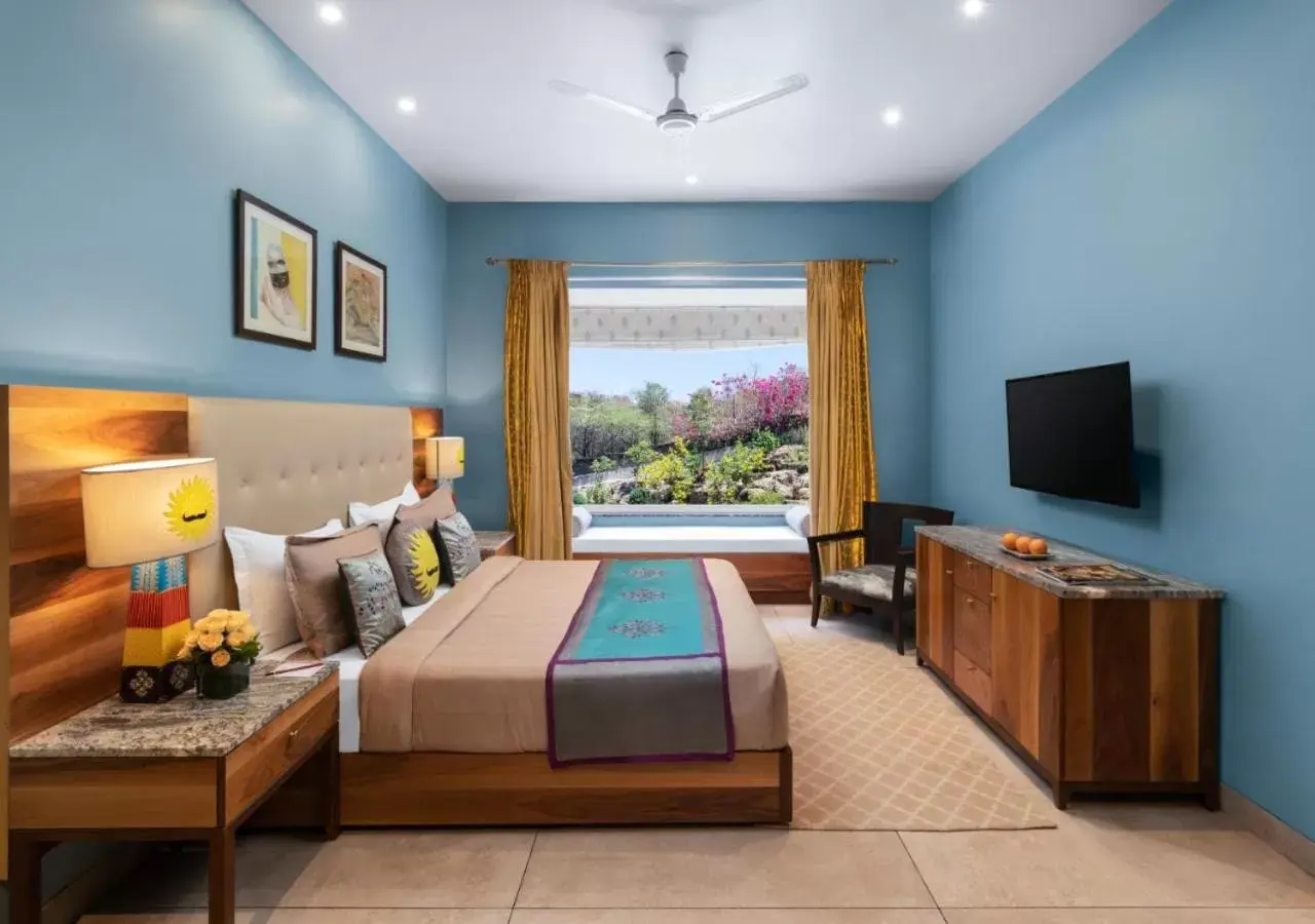 Bedroom in juSTa Sajjangarh Resort & Spa