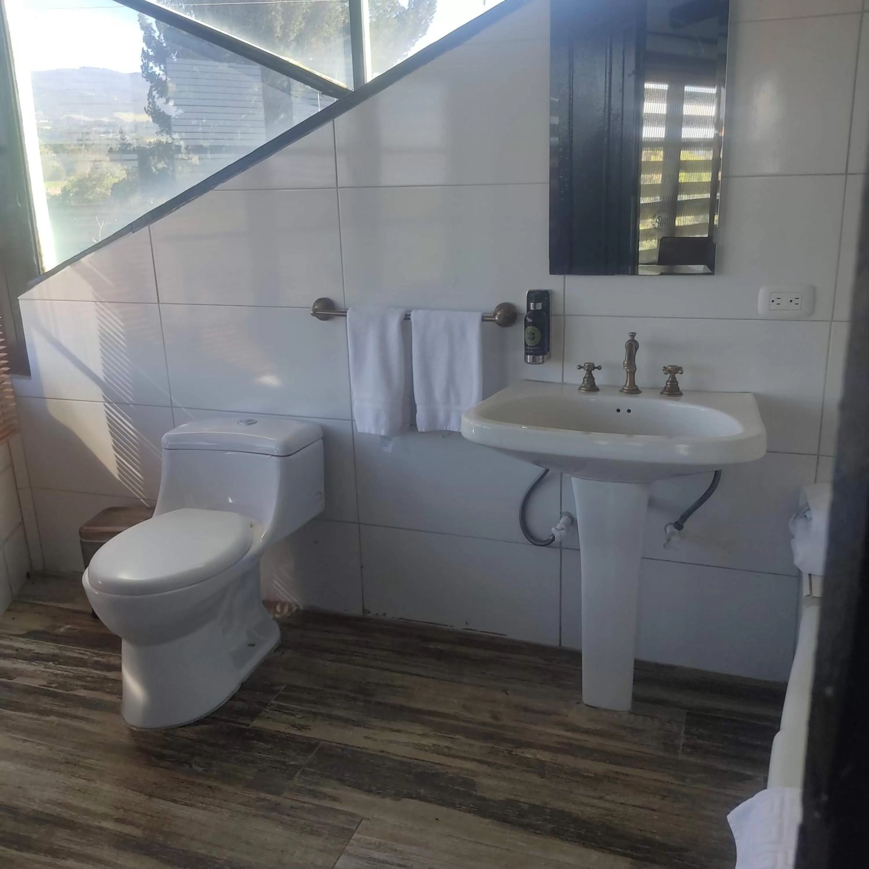 Bathroom in Posada Cafe La Huerta