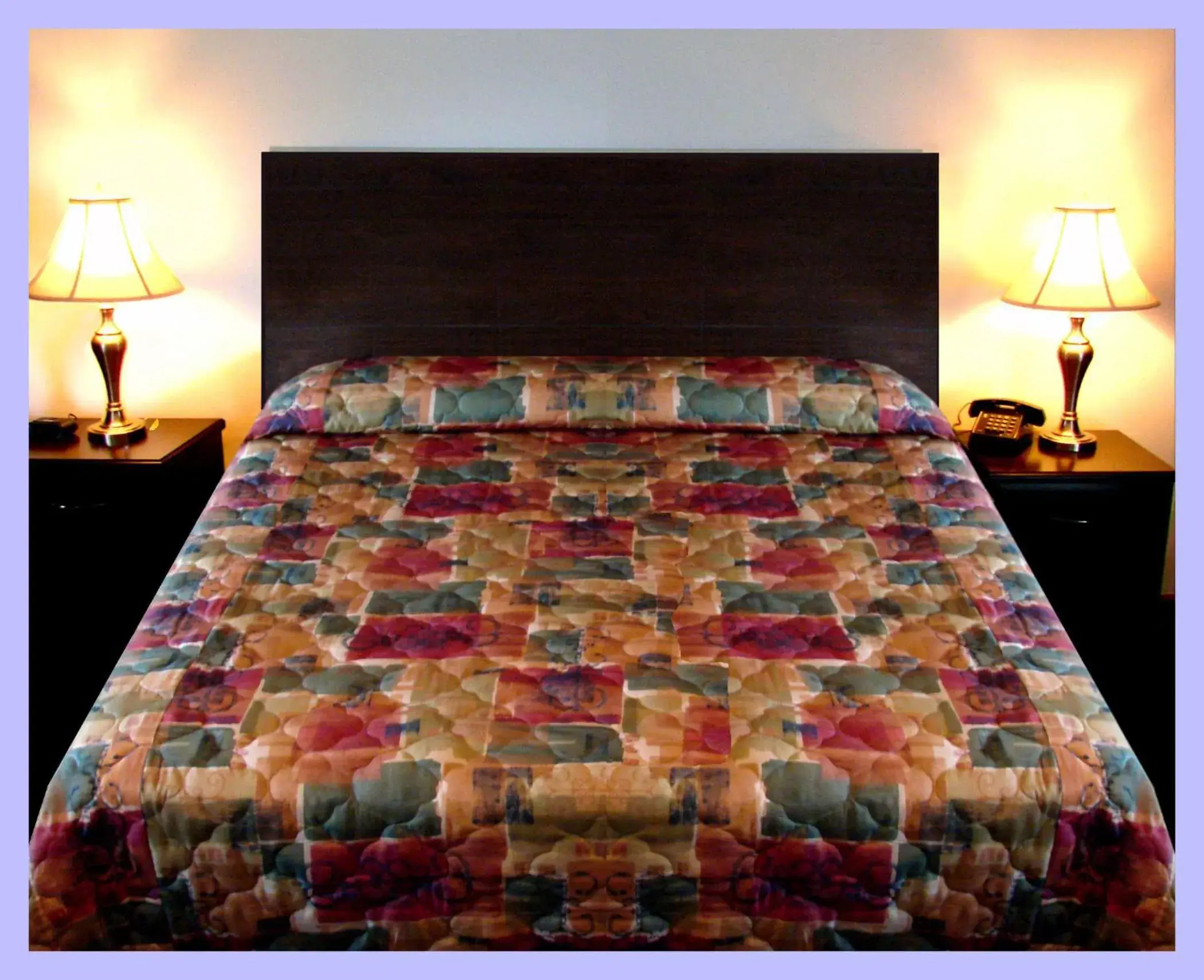 Bed in Centennial Motel