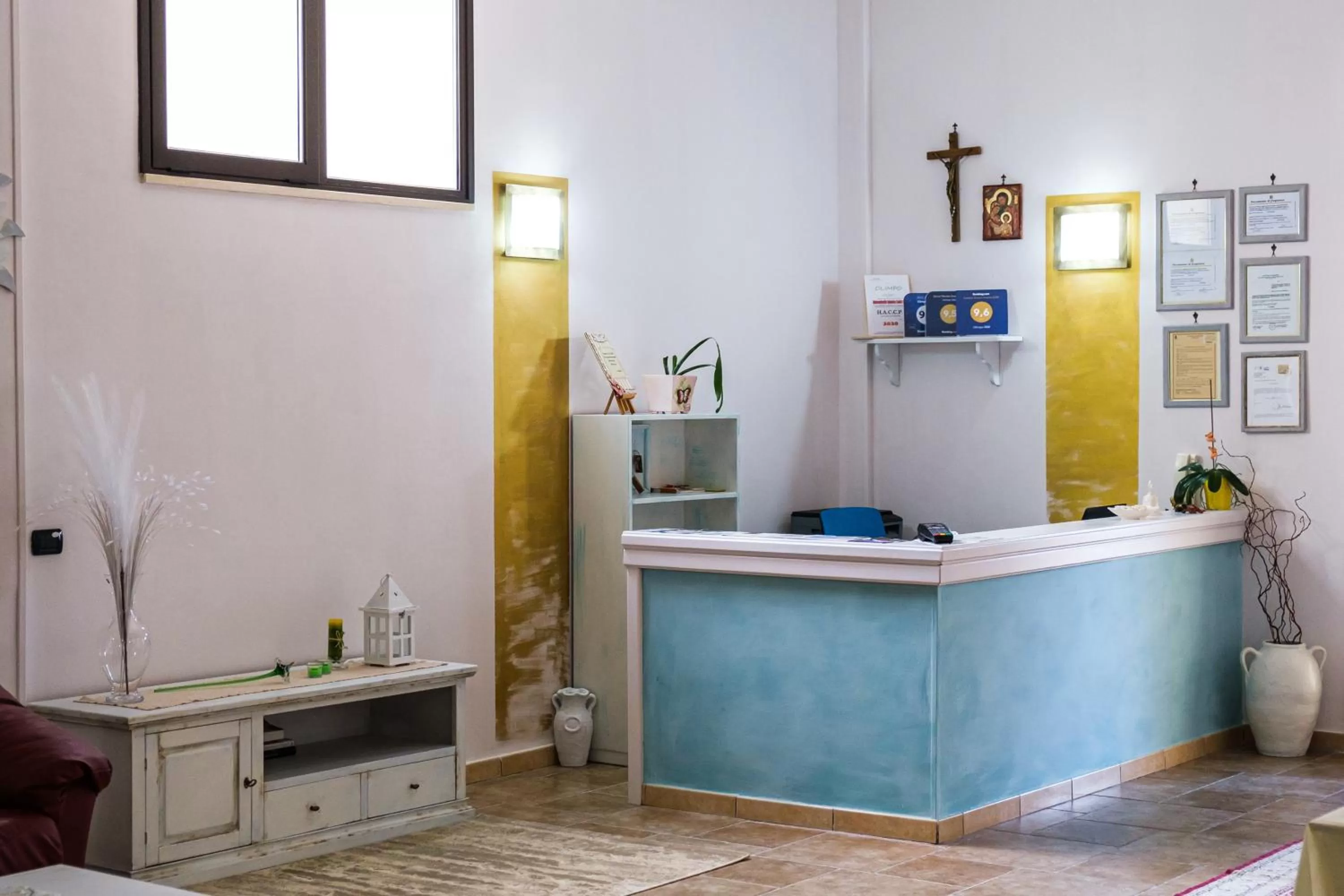 Lobby or reception in Olimpo B&B