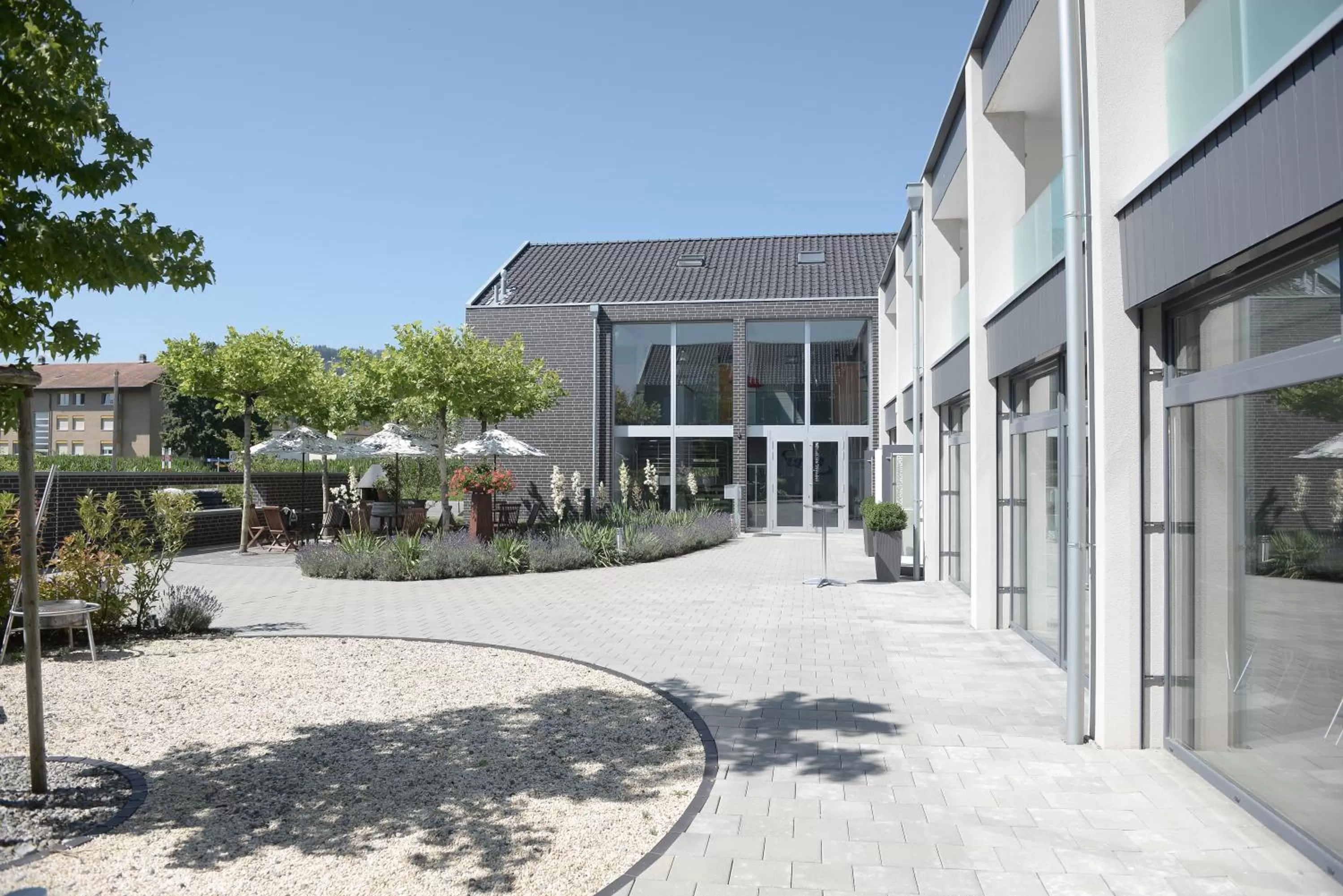 Patio in Q.C.M. Campus