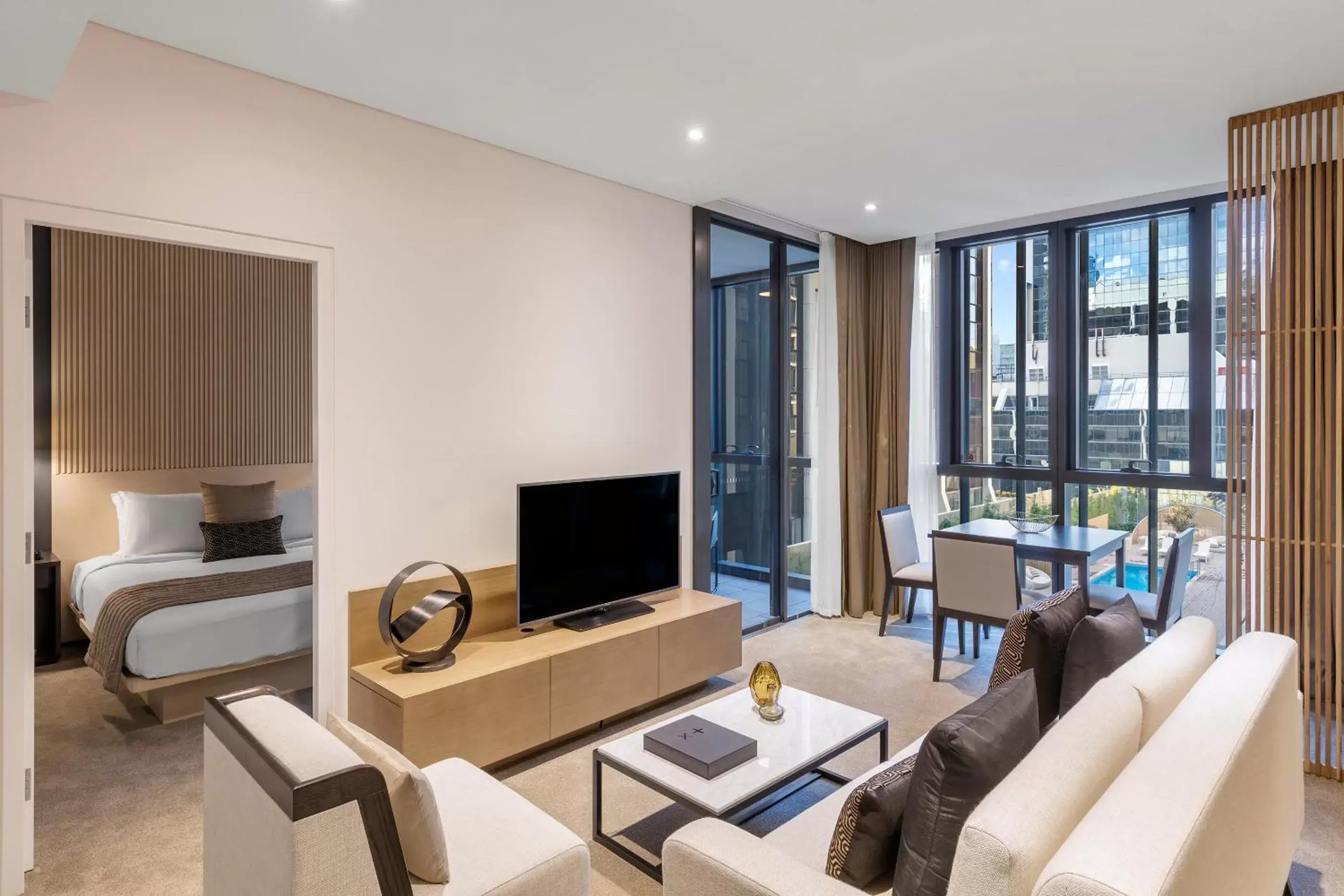 Seating Area in SKYE Hotel Suites Parramatta