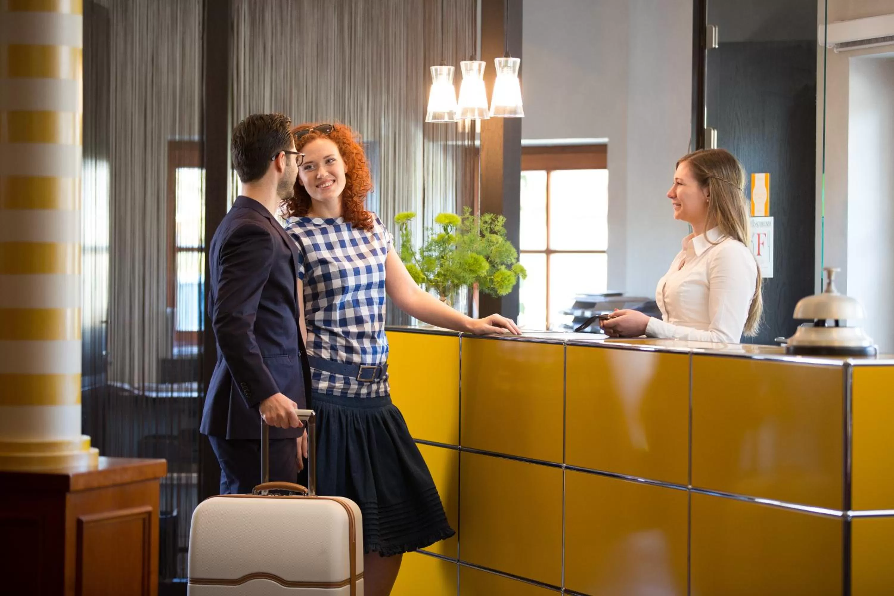 Lobby or reception in Das Freiberg Romantikhotel