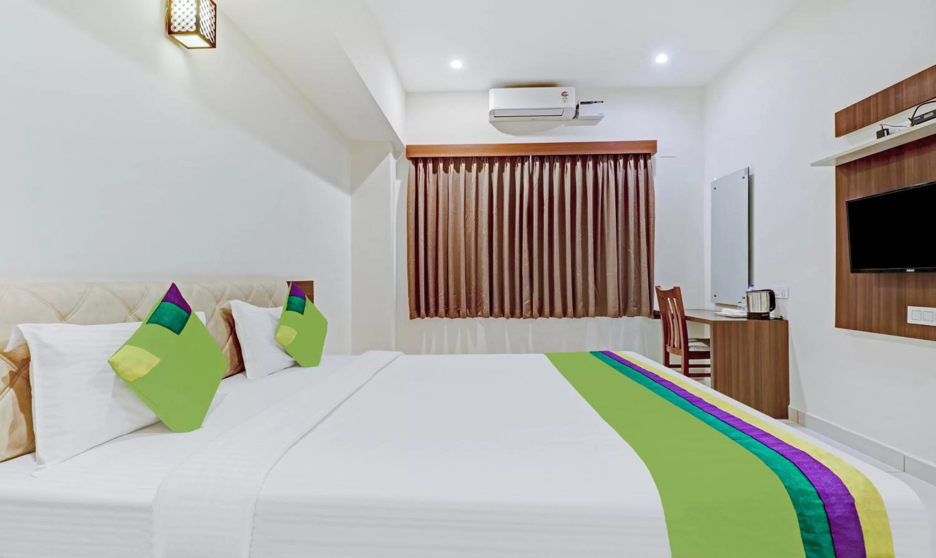 Bedroom, Bed in Treebo RJ Residency