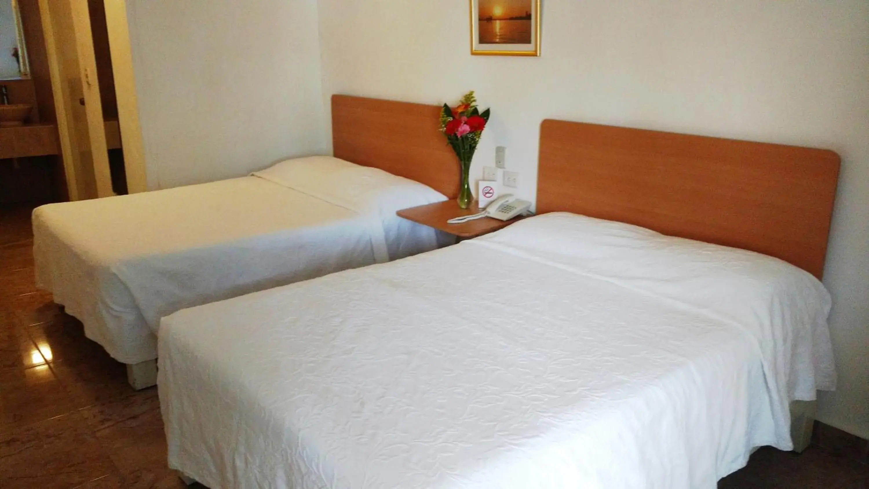 Bed in Hotel Olinalá Diamante
