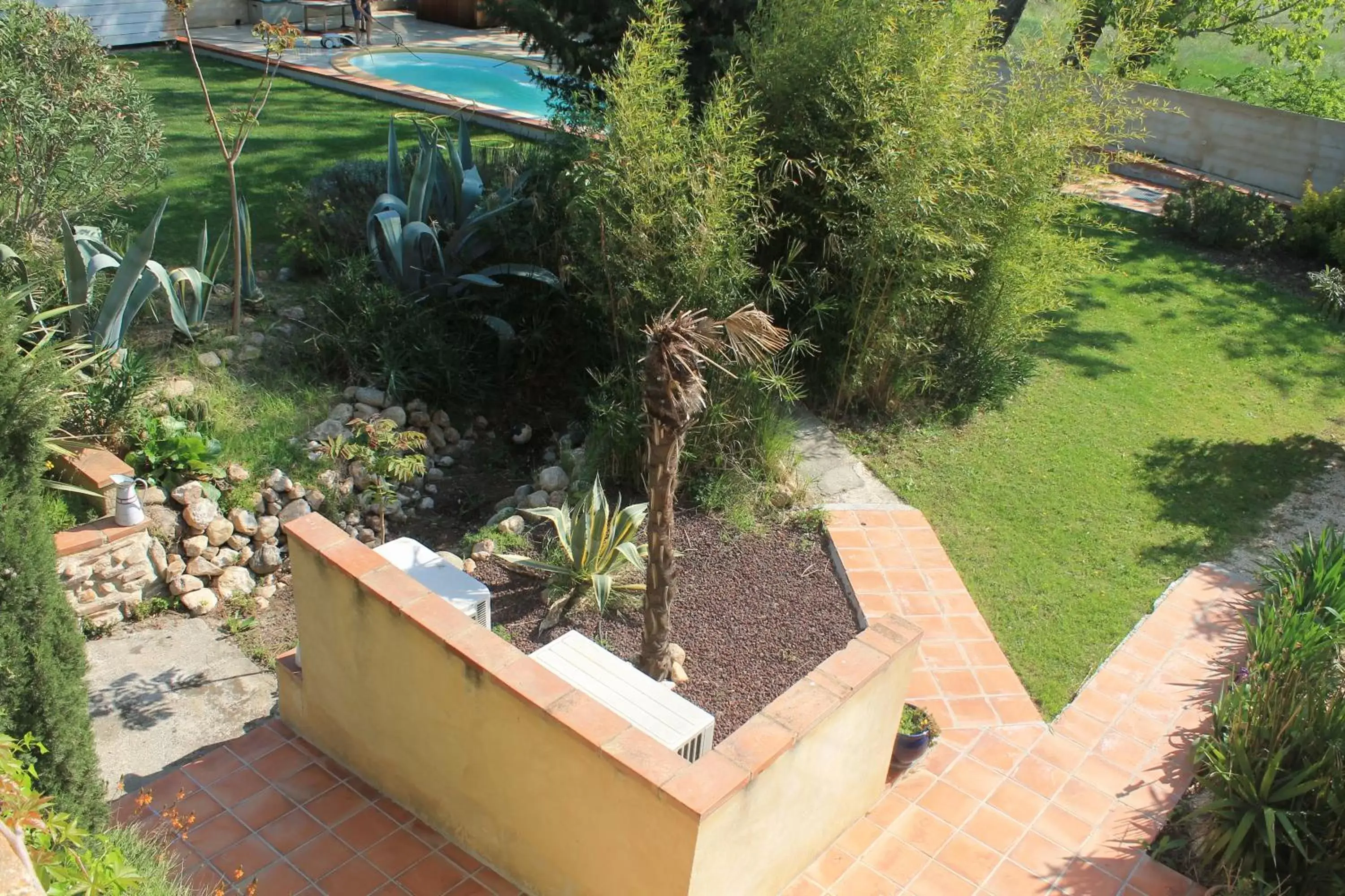 Pool View in Le Mas de la Prade