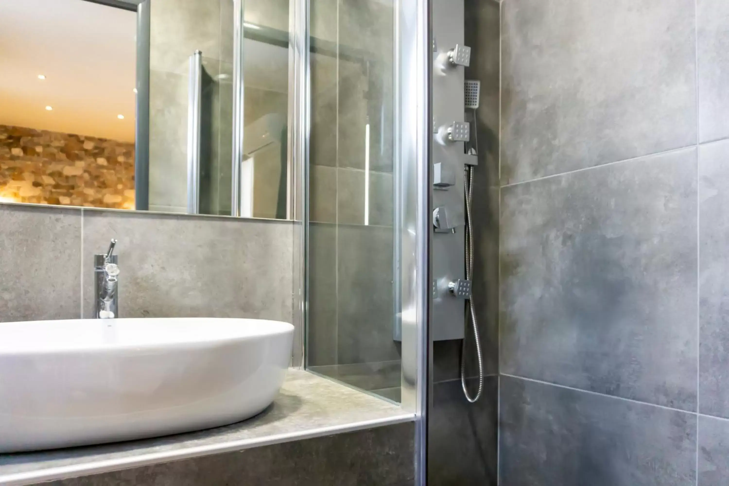 Shower, Bathroom in Pallada Athens boutique rooms & apartments
