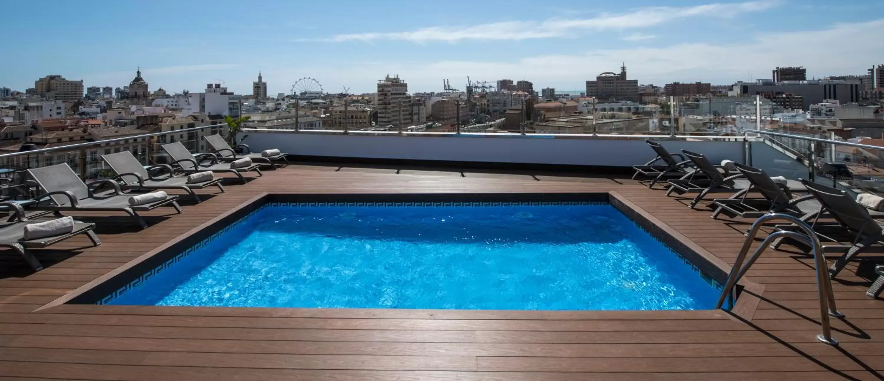 Swimming pool in Salles Hotel Málaga Centro