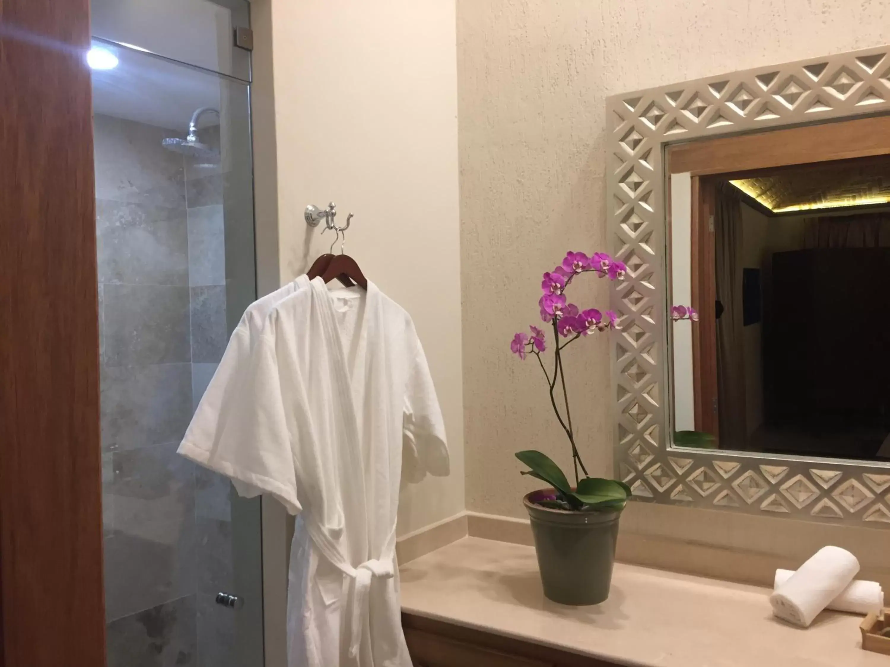Bathroom in Hotel Lindo Ajijic Bed & Breakfast