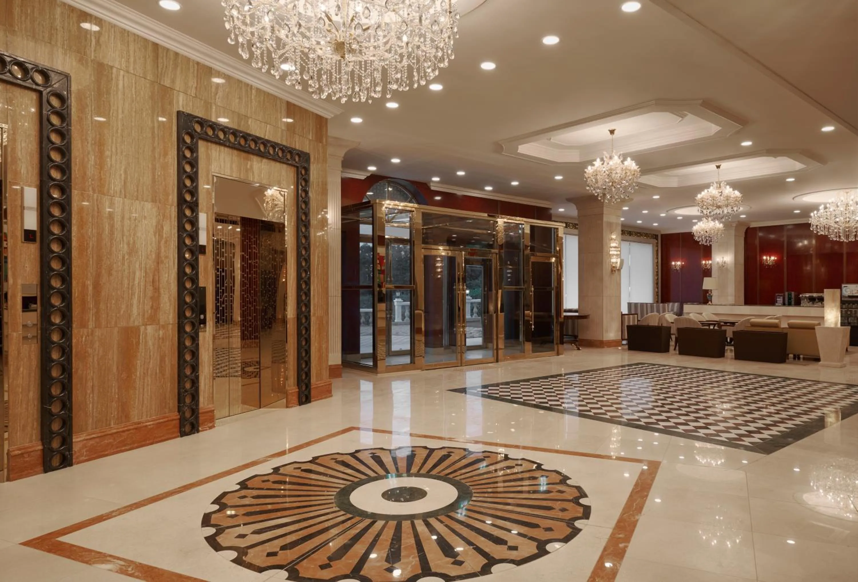 Lobby or reception in GoldOne Hotel & Suites