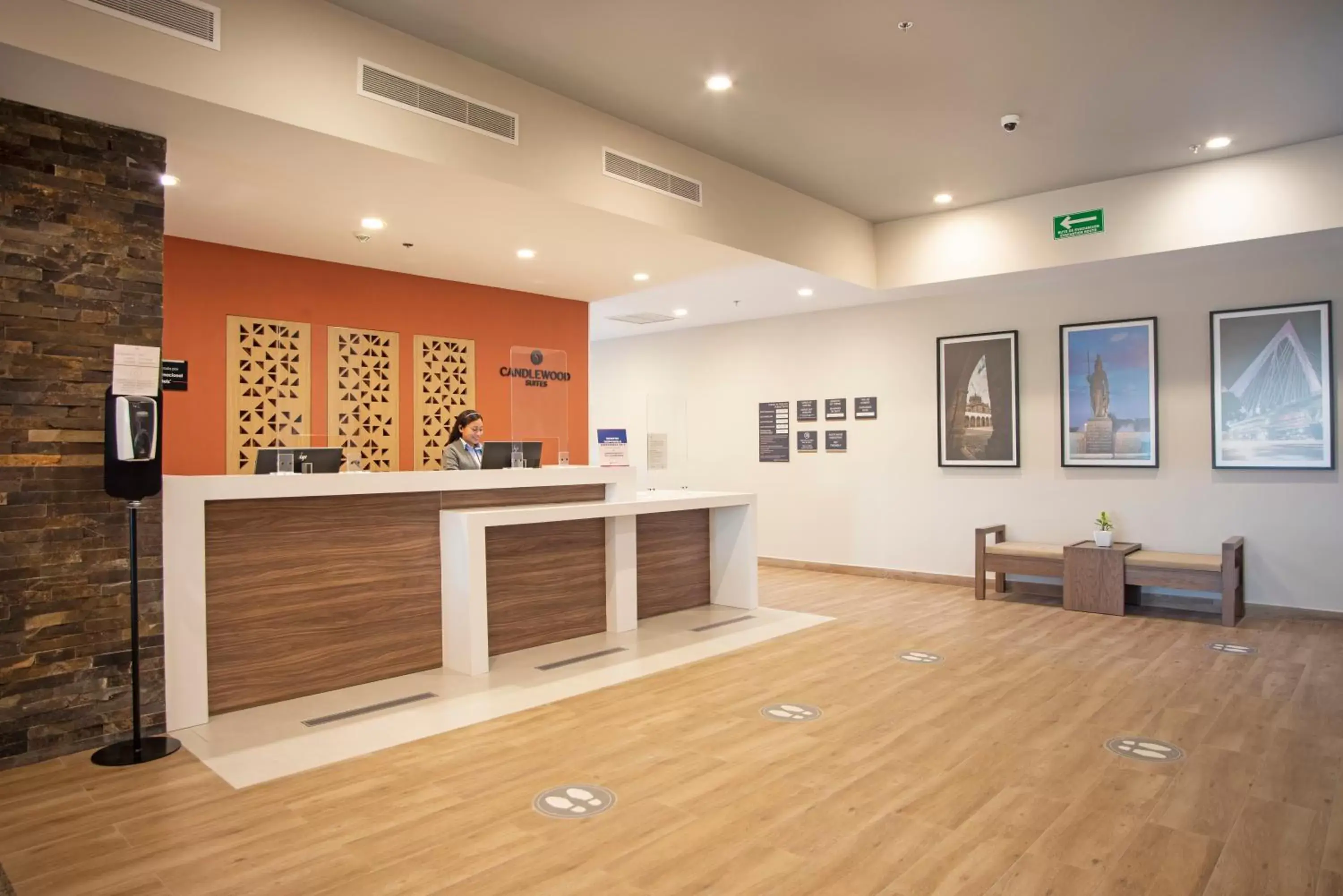 Lobby or reception, Lobby/Reception in Candlewood Suites - Guadalajara Galerias, an IHG Hotel