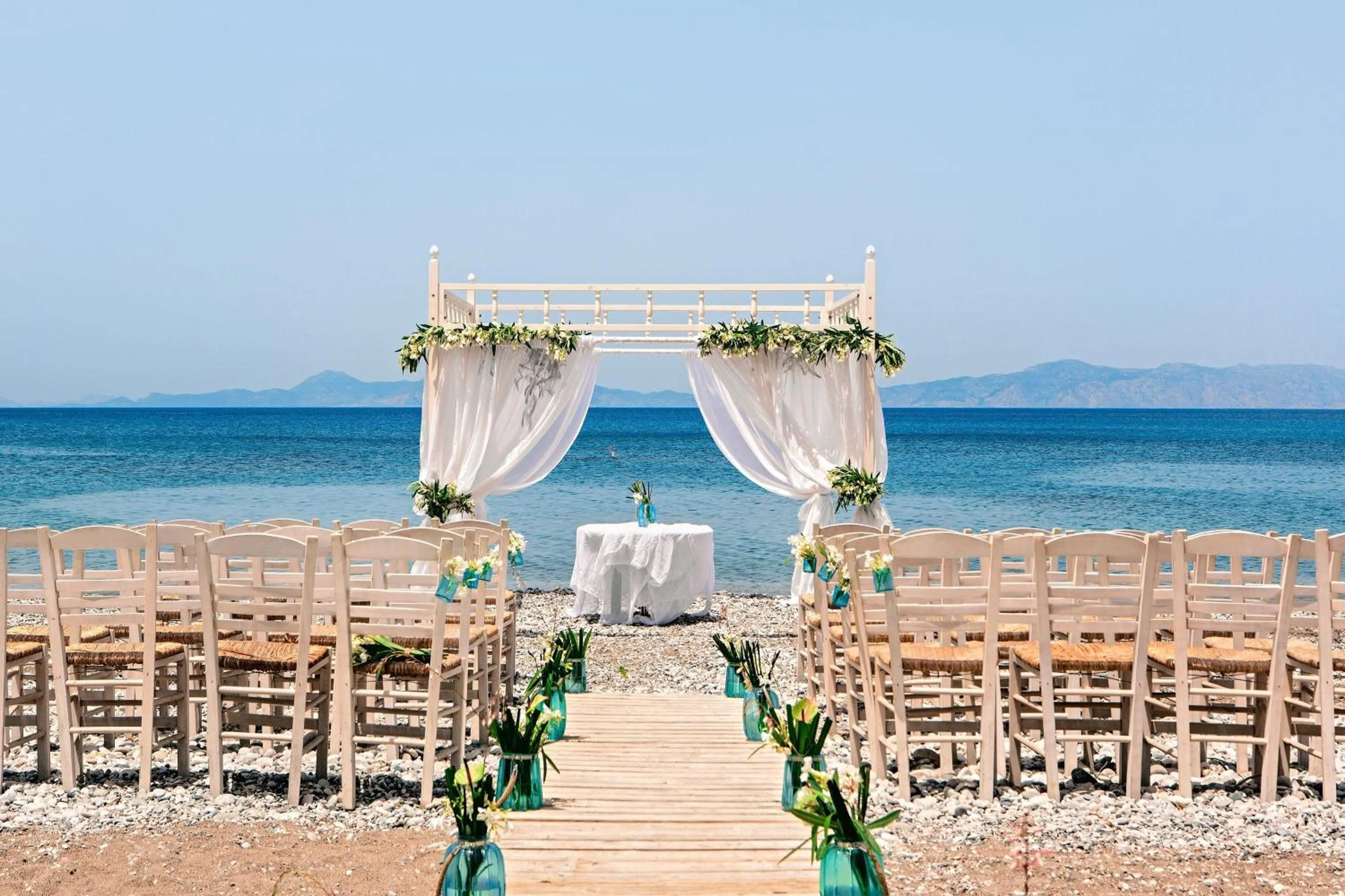 Beach in Sheraton Rhodes Resort