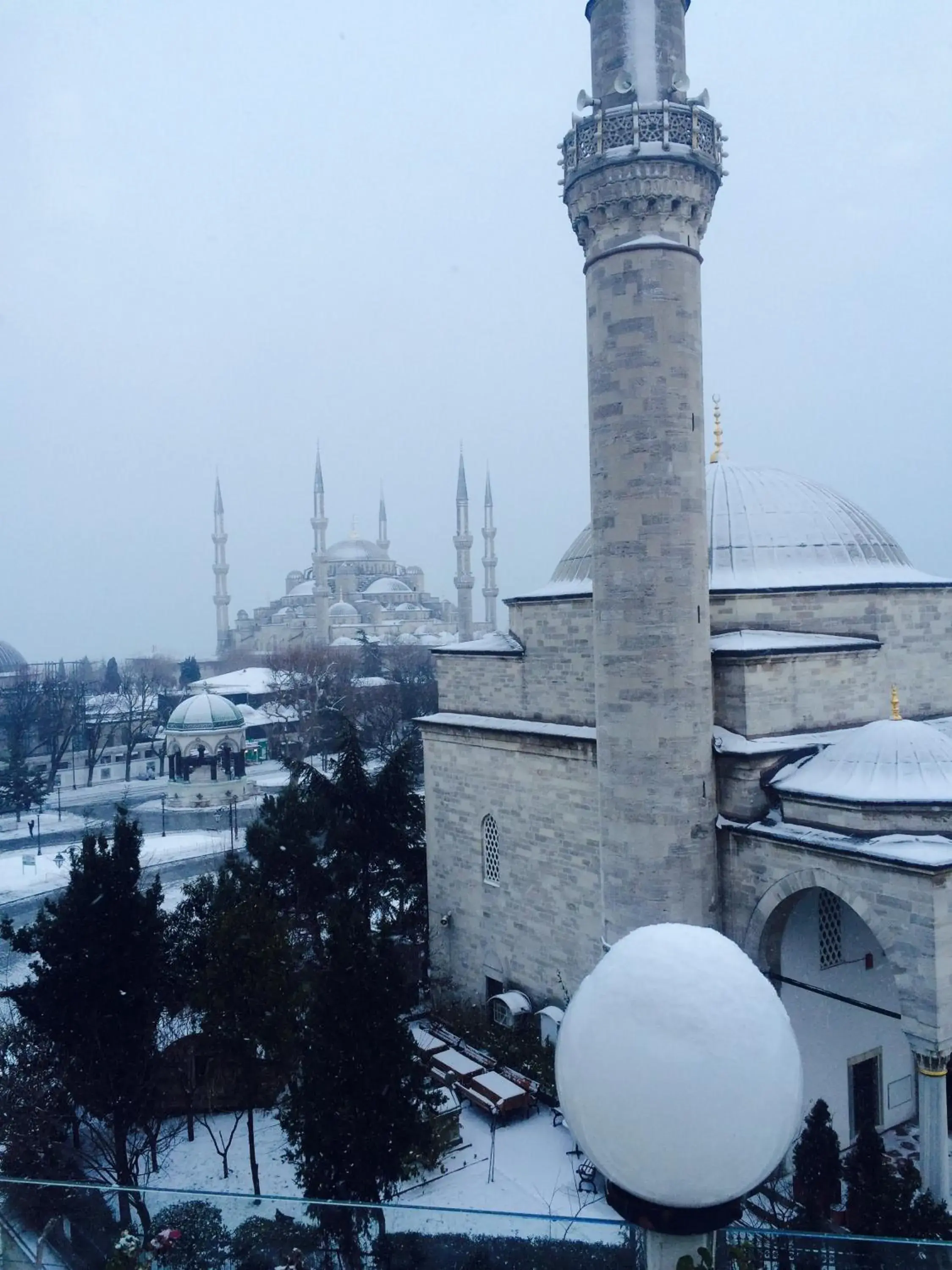 View (from property/room), Winter in Hotel Sultanahmet