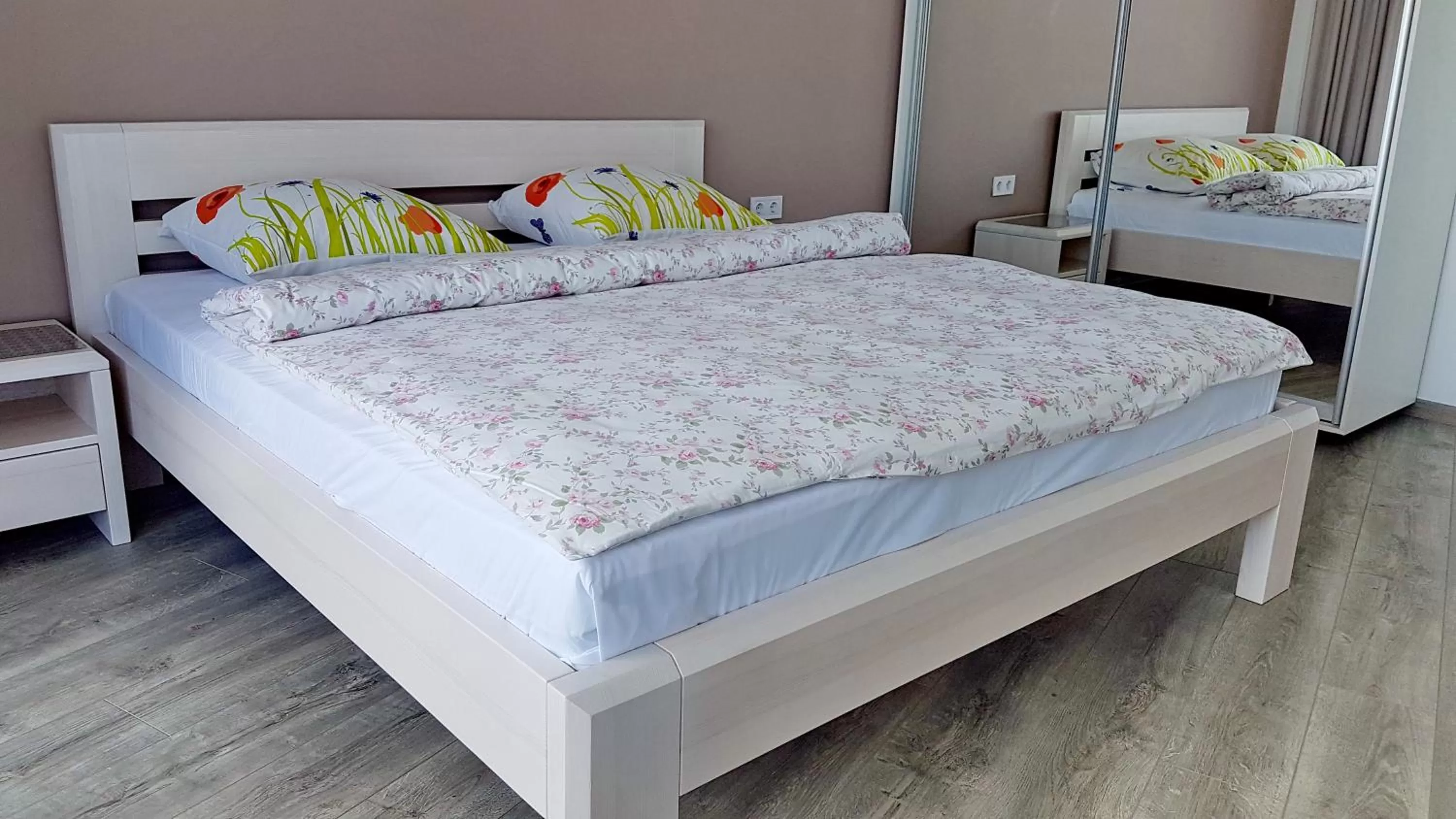 Bed in Most City Apart-Hotel