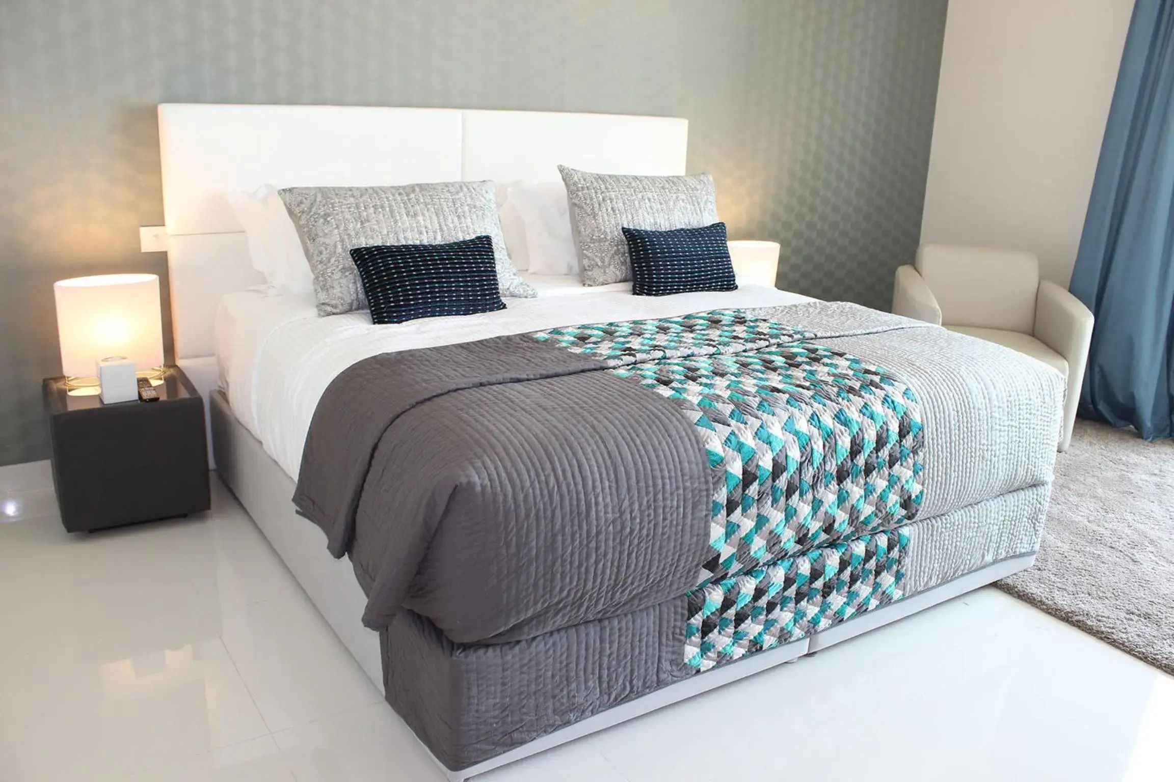 Bedroom, Bed in Lagoona Beach Luxury Resort And Spa