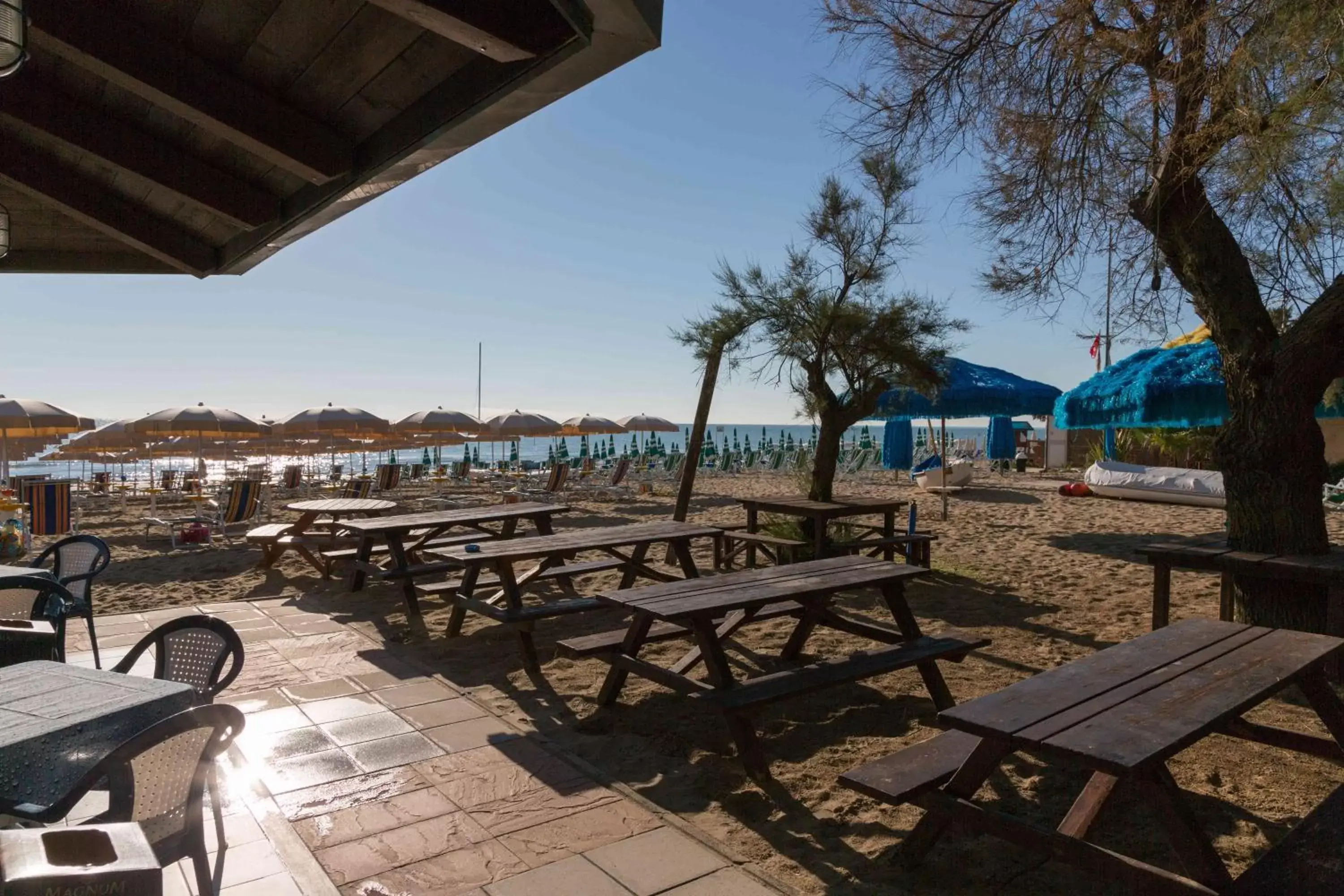 Beach in Hotel Miramare Dipendenza