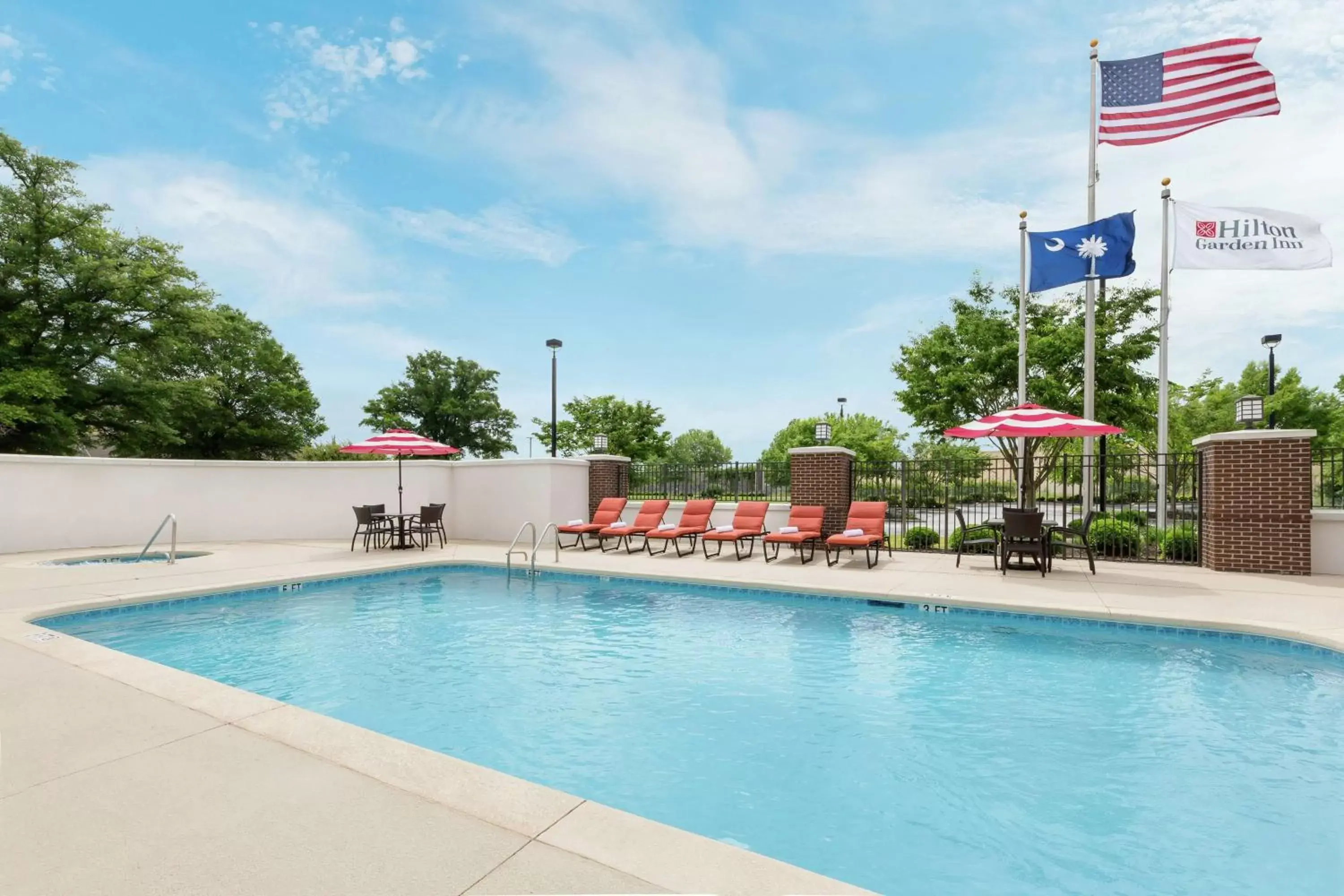 Pool view, Swimming Pool in Hilton Garden Inn Greenville