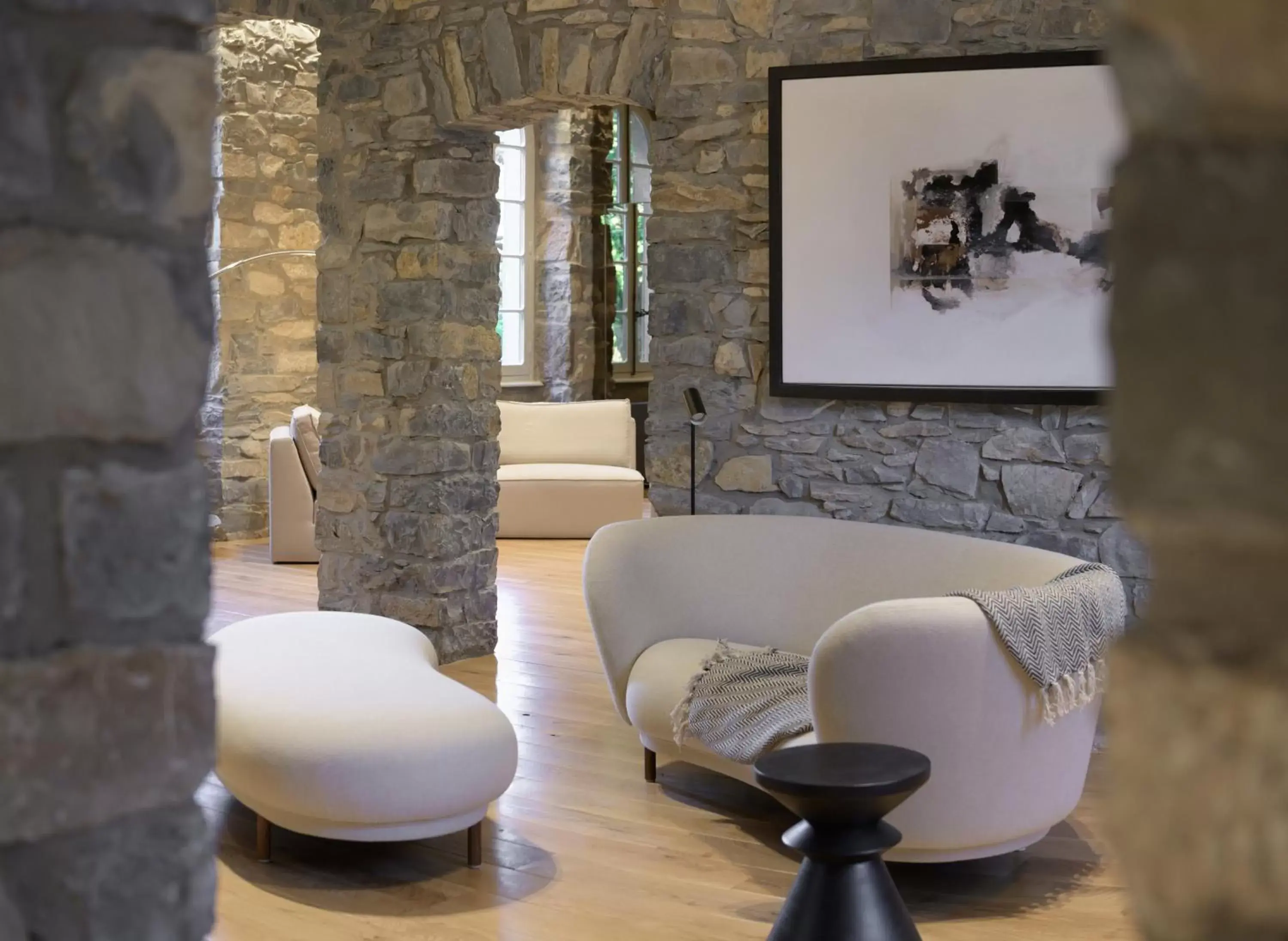 Communal lounge/ TV room in Couvent de la Salette