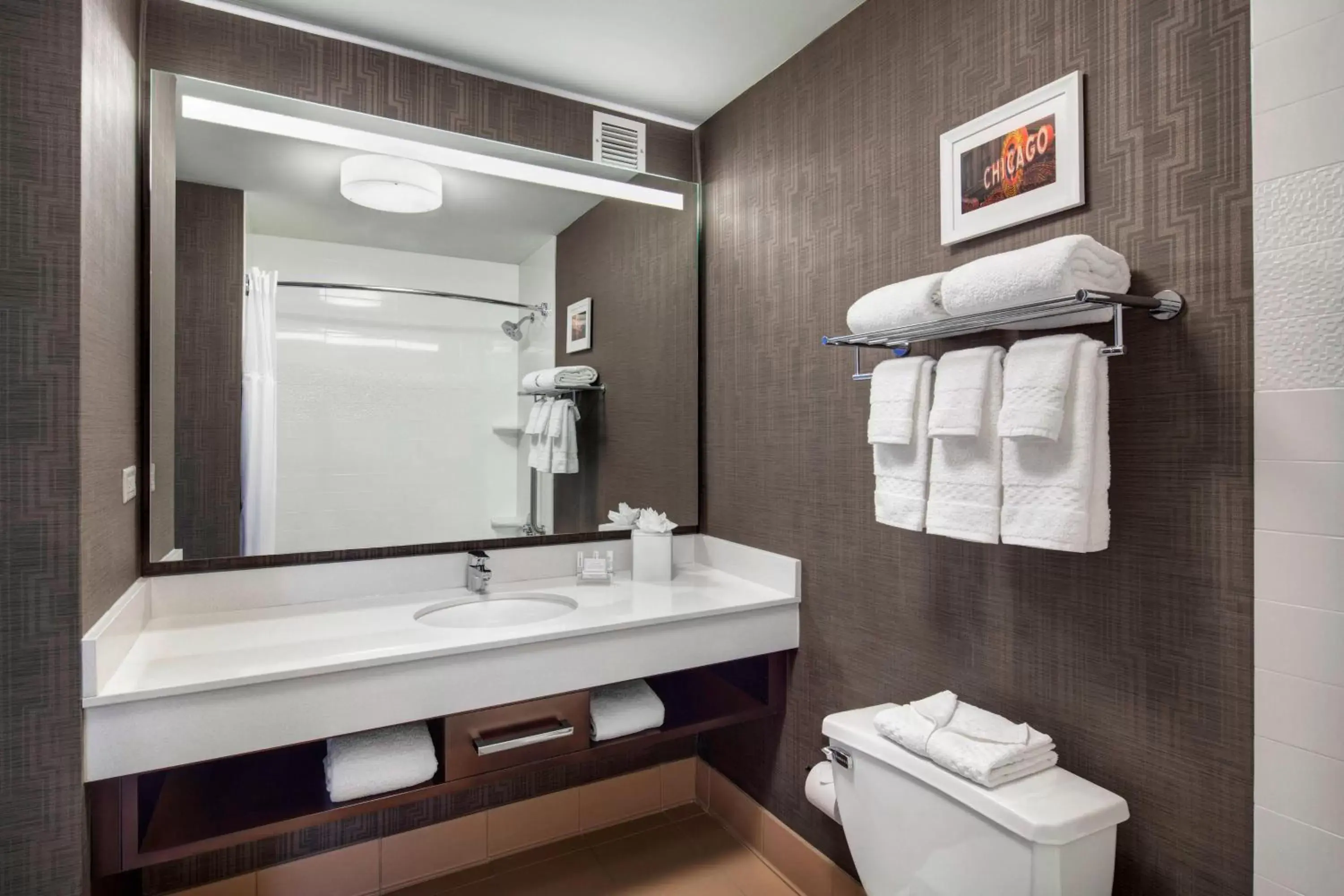 Bathroom in Fairfield Inn and Suites Chicago Downtown/ Magnificent Mile