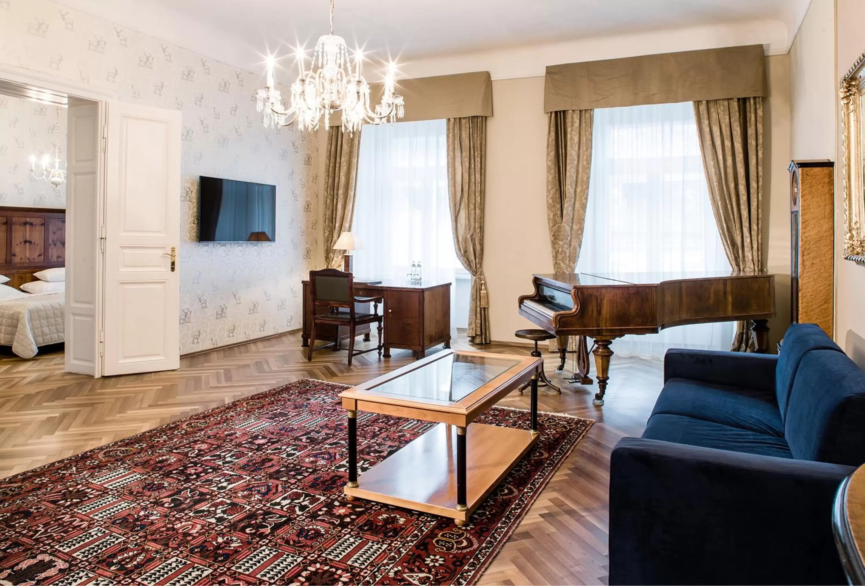 Living room in Palais-Hotel Erzherzog Johann