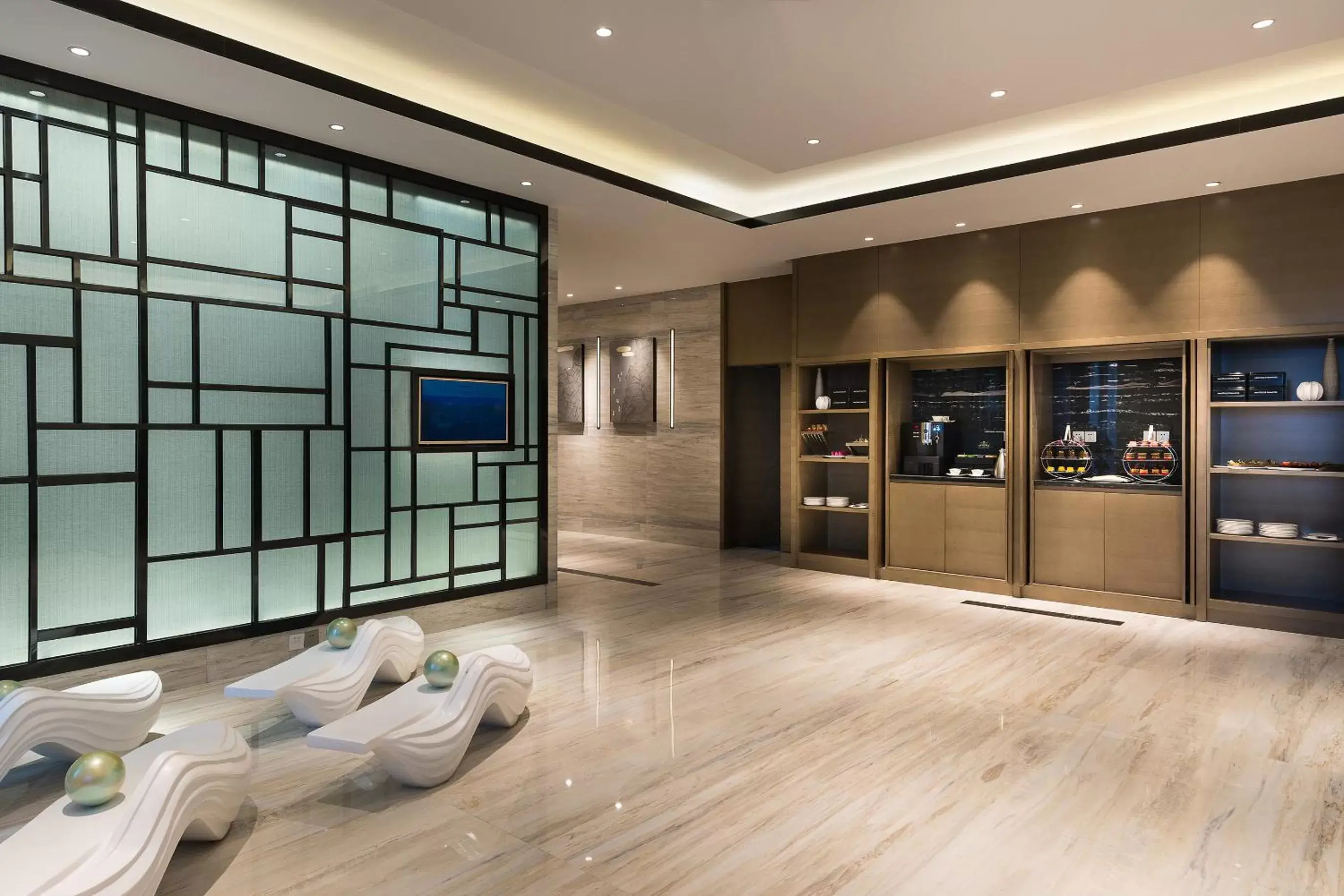 Lobby or reception in Novotel Ningbo East