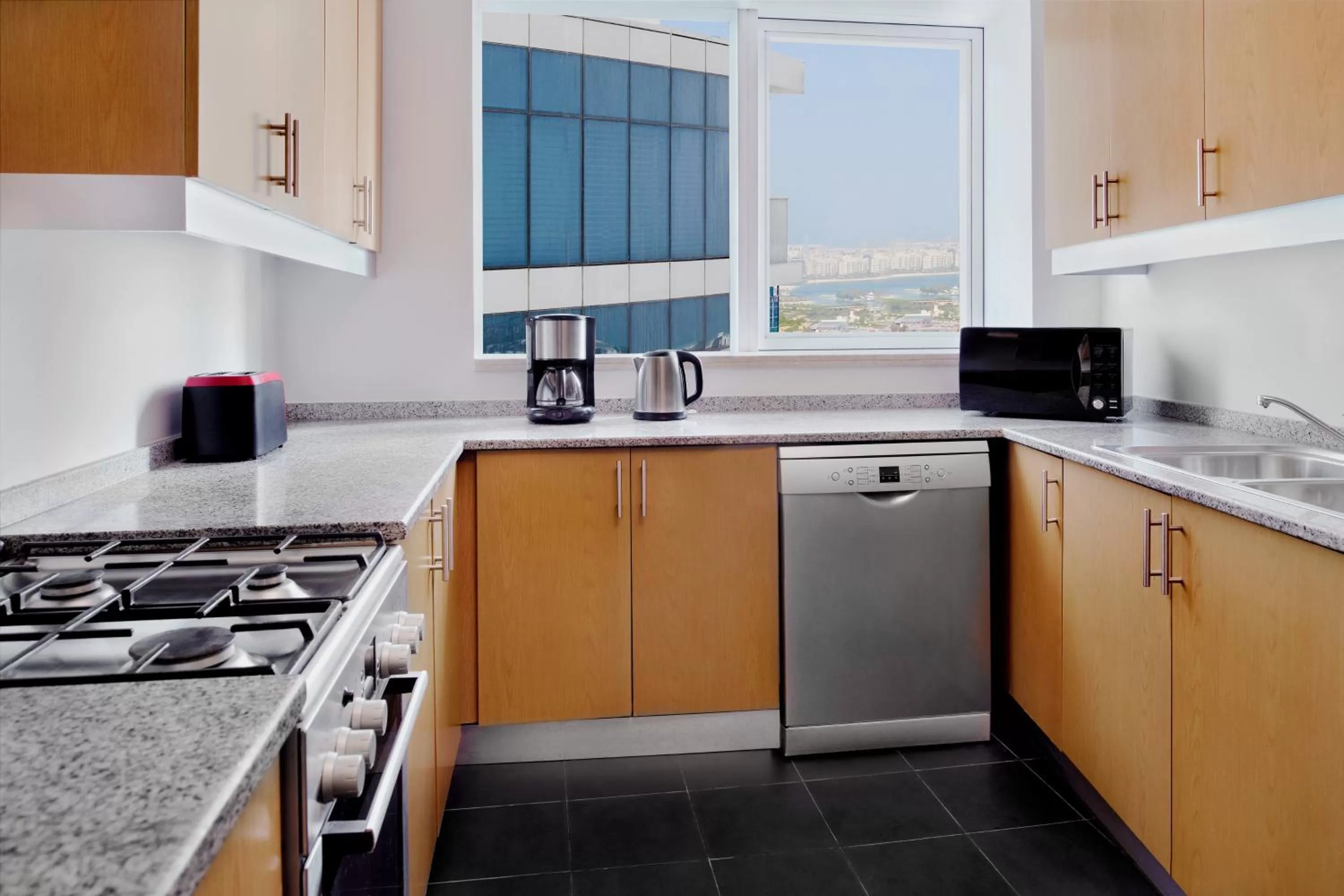 kitchen in Adagio Premium Dubai Al Barsha