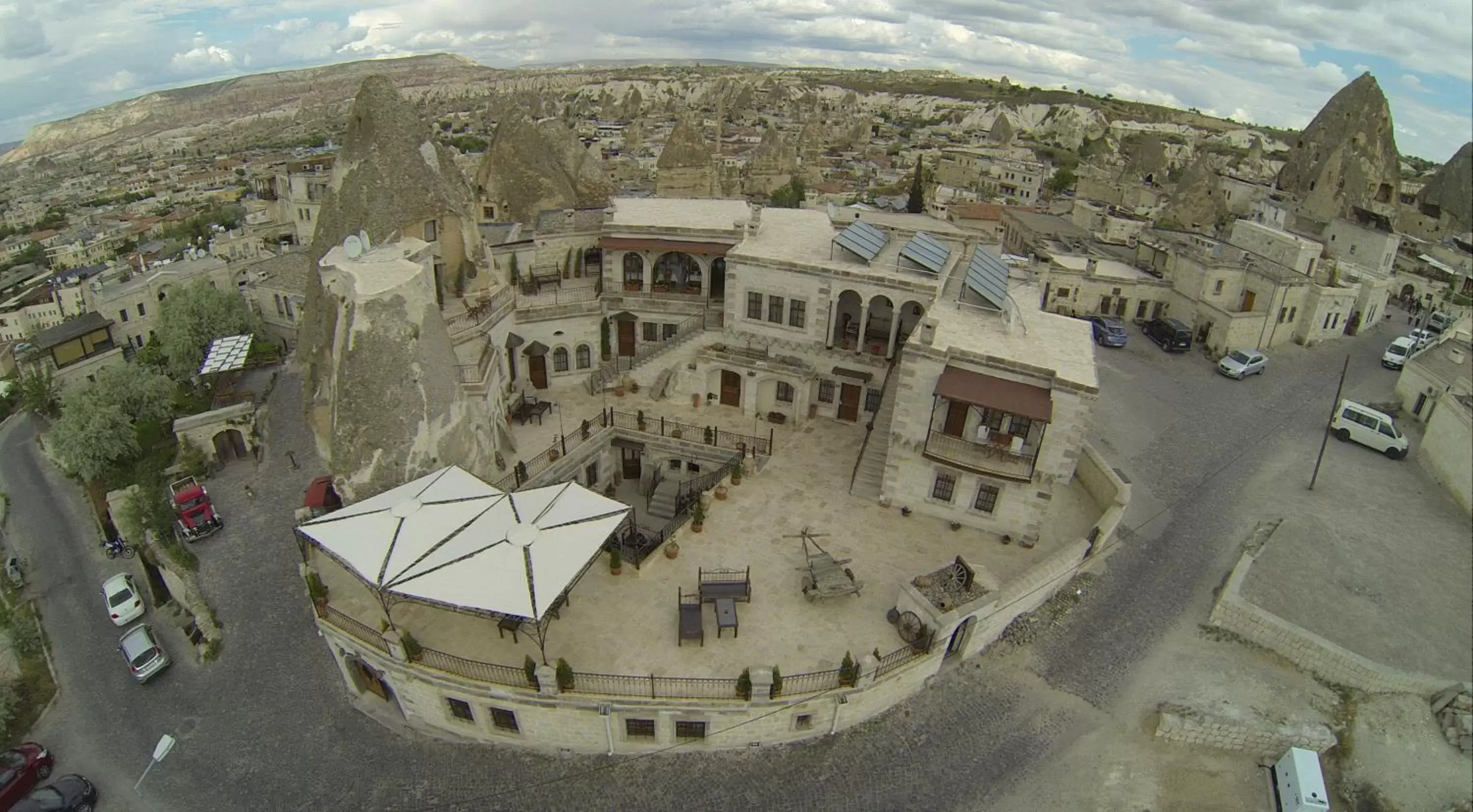 Day, Bird's-eye View in Harman Cave Hotel